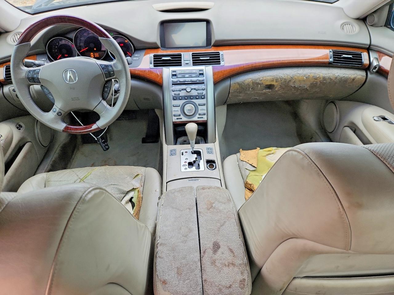 2005 Acura Rl Blue vin: JH4KB16575C007768