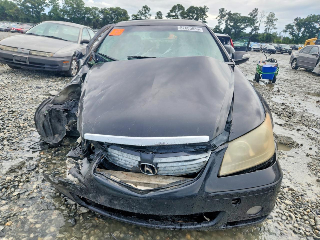 2005 Acura Rl Black vin: JH4KB16575C009276