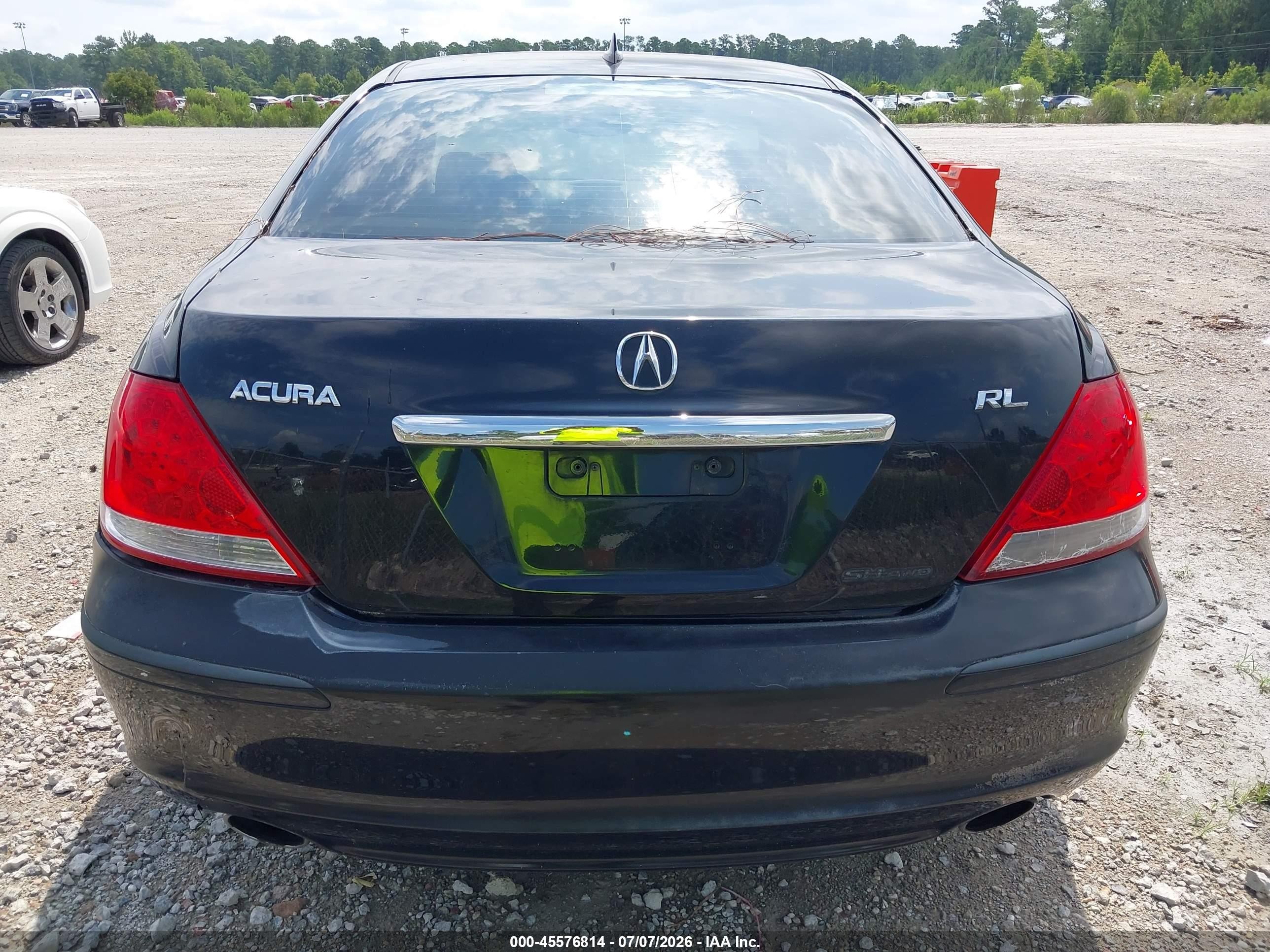 2005 Acura Rl 3.5 Black vin: JH4KB16575C017670