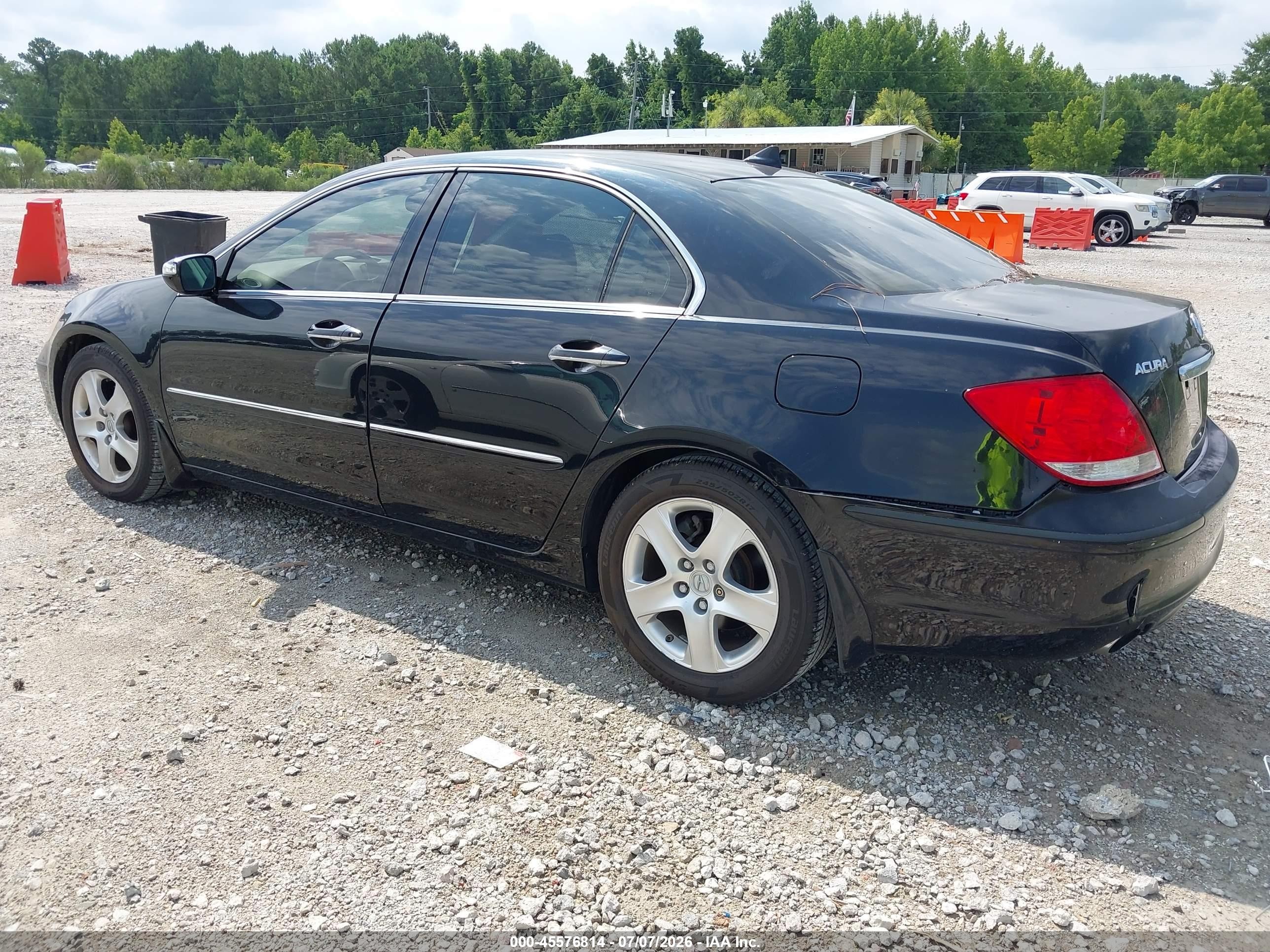 2005 Acura Rl 3.5 Black vin: JH4KB16575C017670