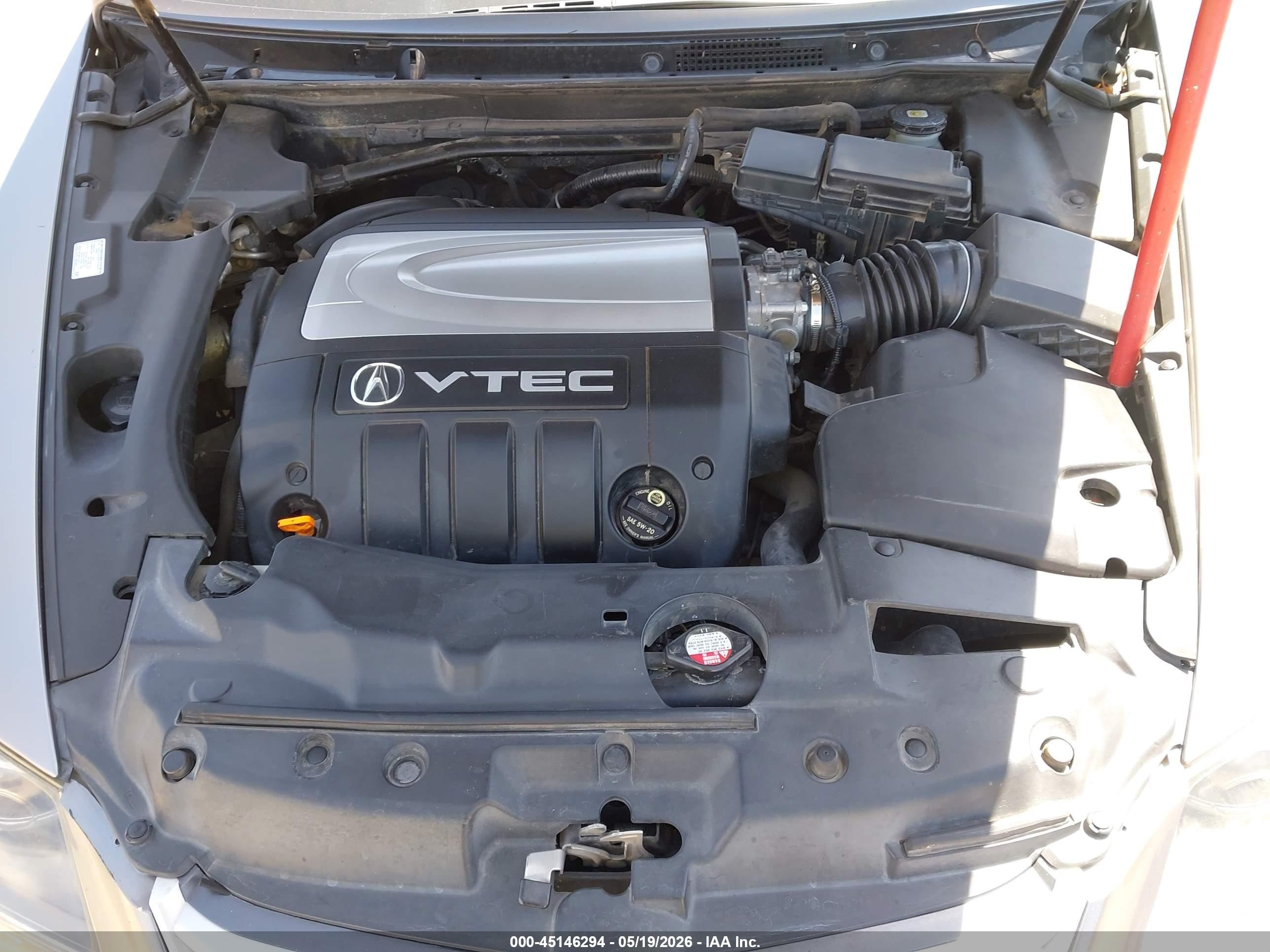 2005 Acura Rl 3.5 Silver vin: JH4KB16575C019709