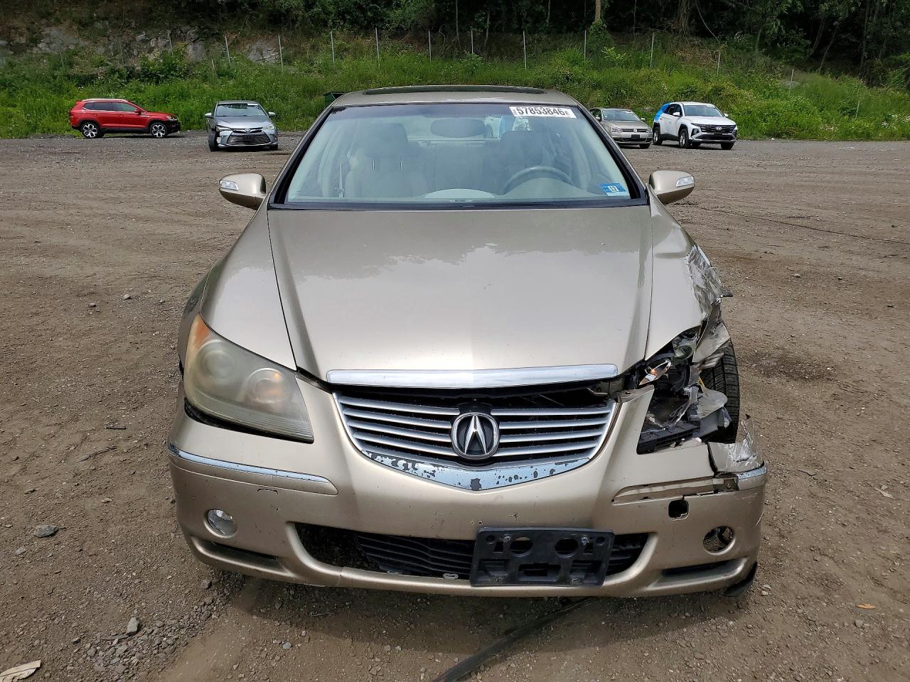2006 Acura Rl Желто-коричневый vin: JH4KB16576C001843
