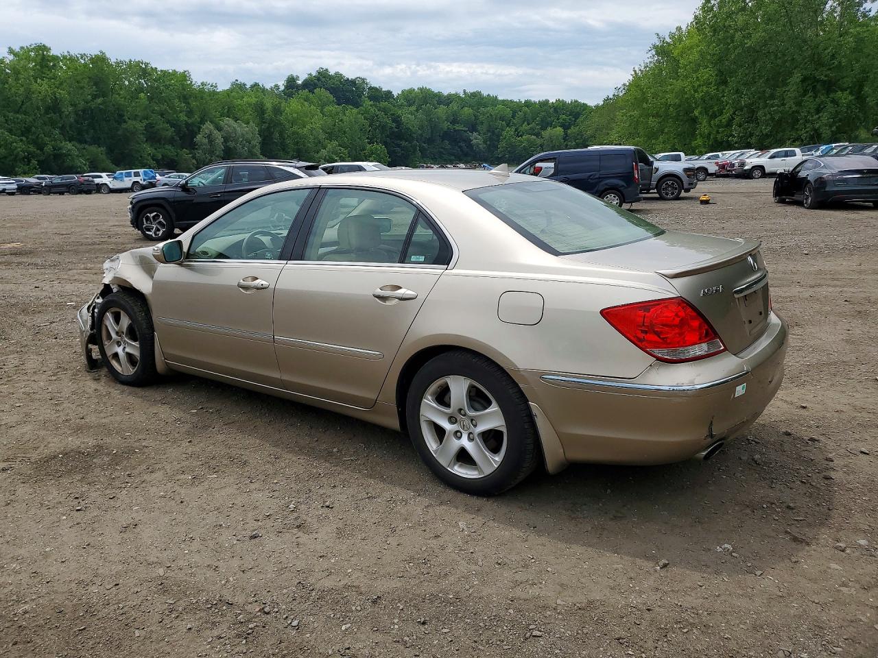 2006 Acura Rl Желто-коричневый vin: JH4KB16576C001843