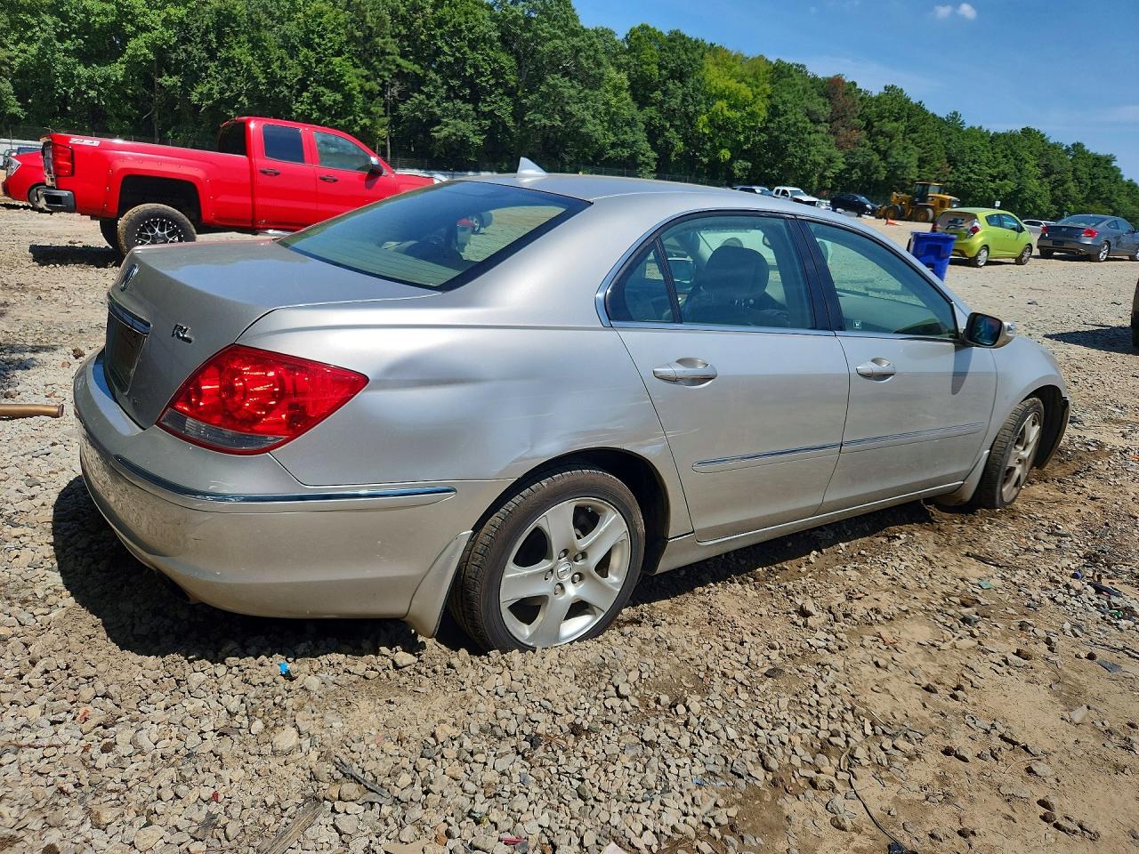 2006 Acura Rl Silver vin: JH4KB16576C004953