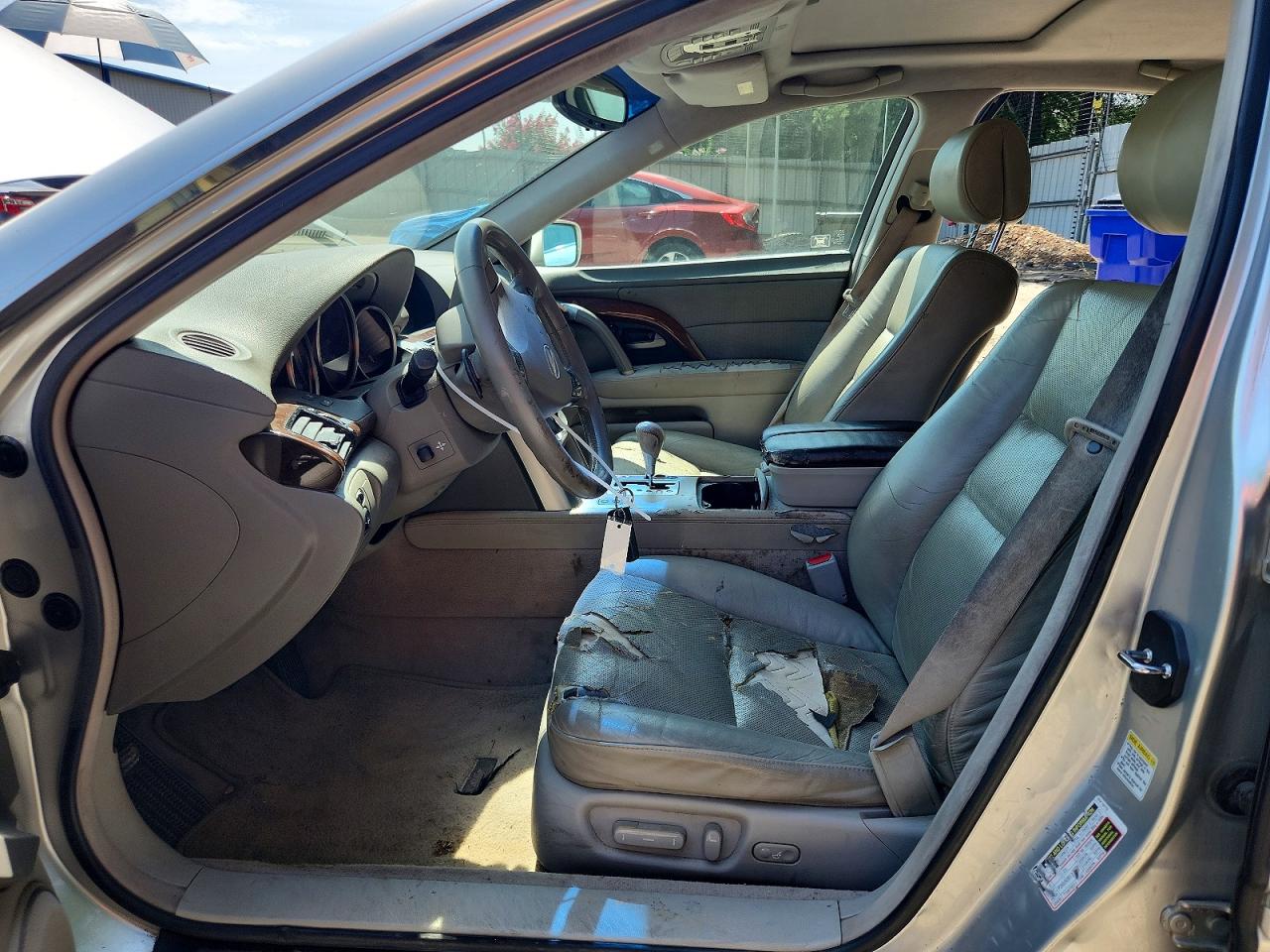 2006 Acura Rl Silver vin: JH4KB16576C004953