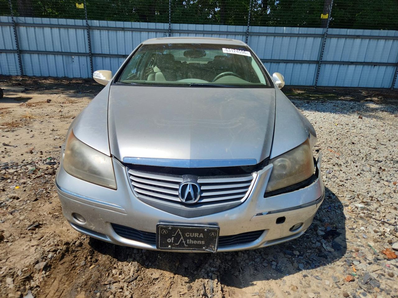2006 Acura Rl Silver vin: JH4KB16576C004953