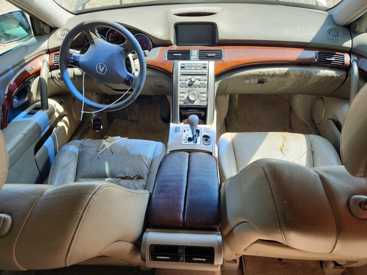 2006 Acura Rl Silver vin: JH4KB16576C004953