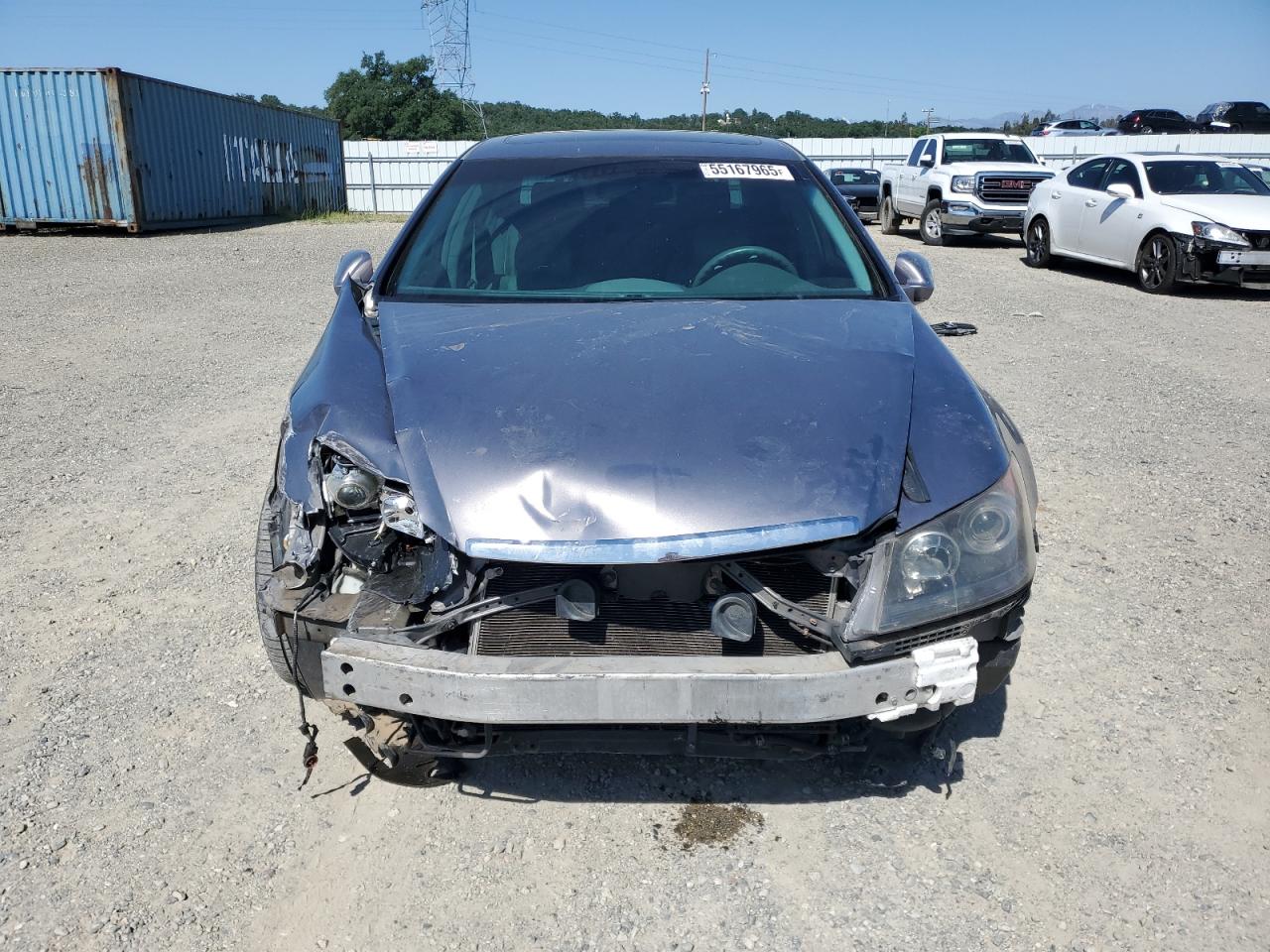 2006 Acura Rl Silver vin: JH4KB16576C005794