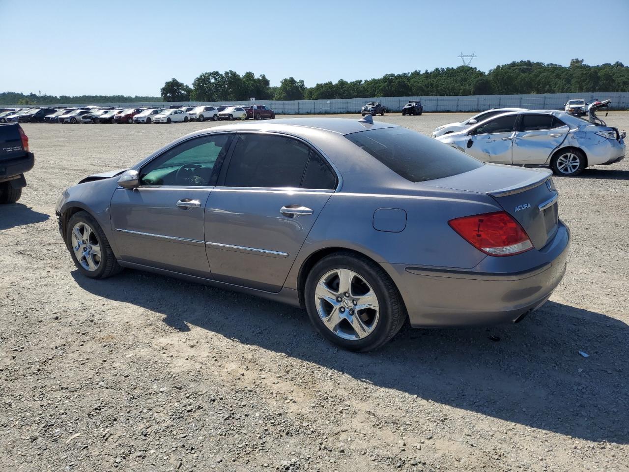 2006 Acura Rl Silver vin: JH4KB16576C005794
