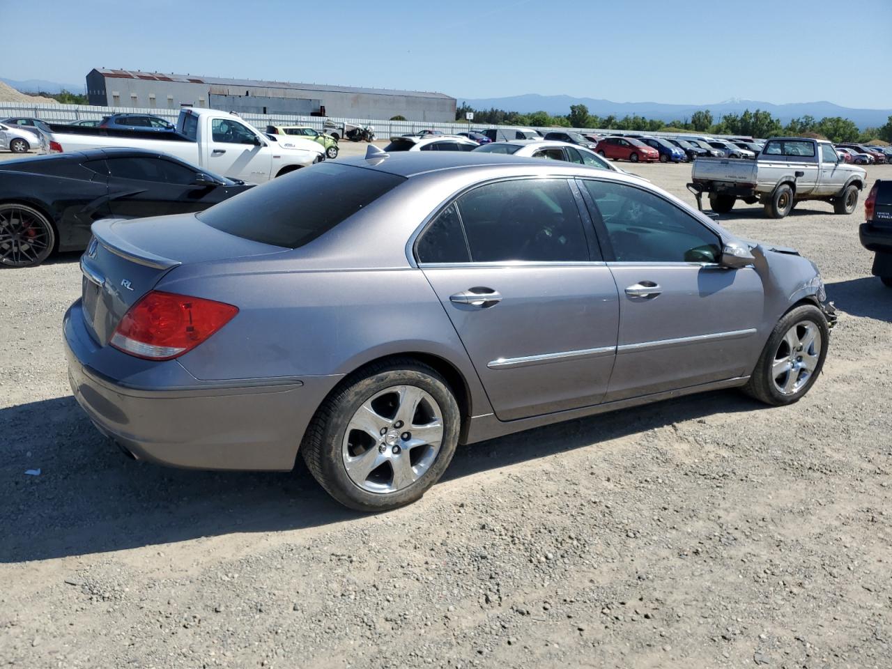 2006 Acura Rl Silver vin: JH4KB16576C005794