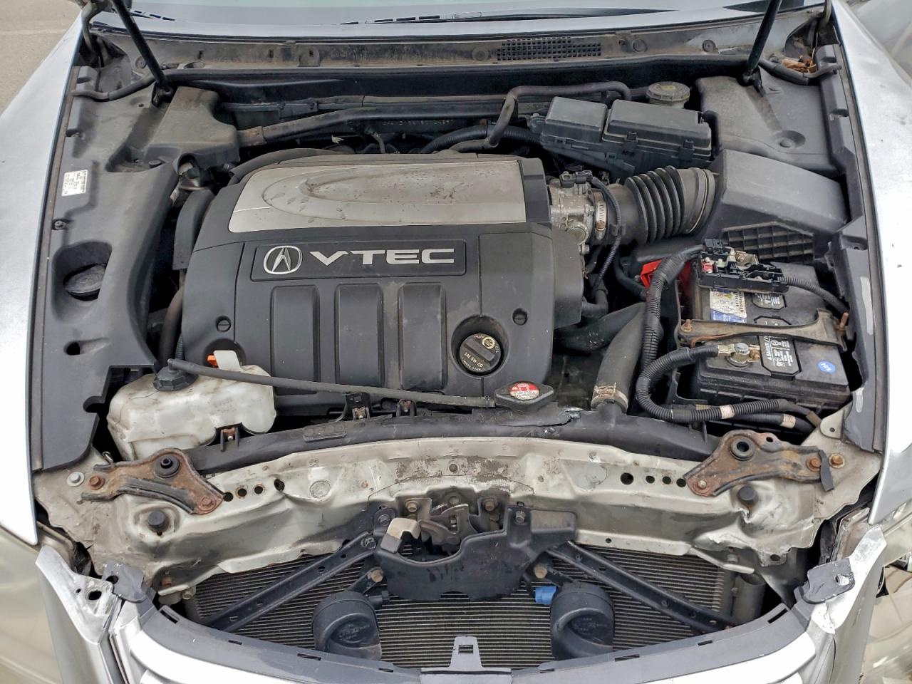 2008 Acura Rl Silver vin: JH4KB16578C004857