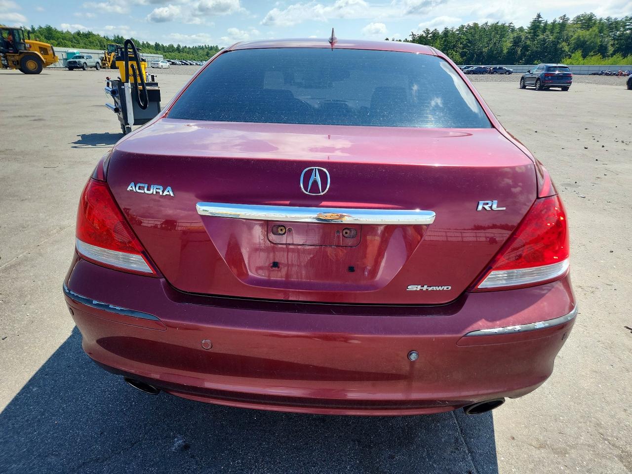 2005 Acura Rl Бордовый vin: JH4KB16585C006807