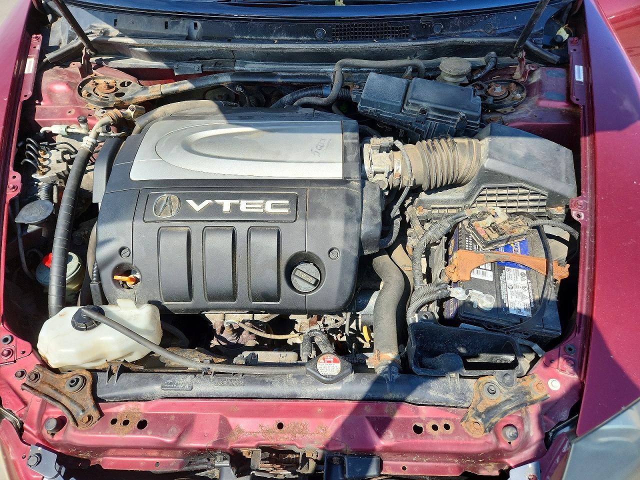 2005 Acura Rl Бордовый vin: JH4KB16585C006807