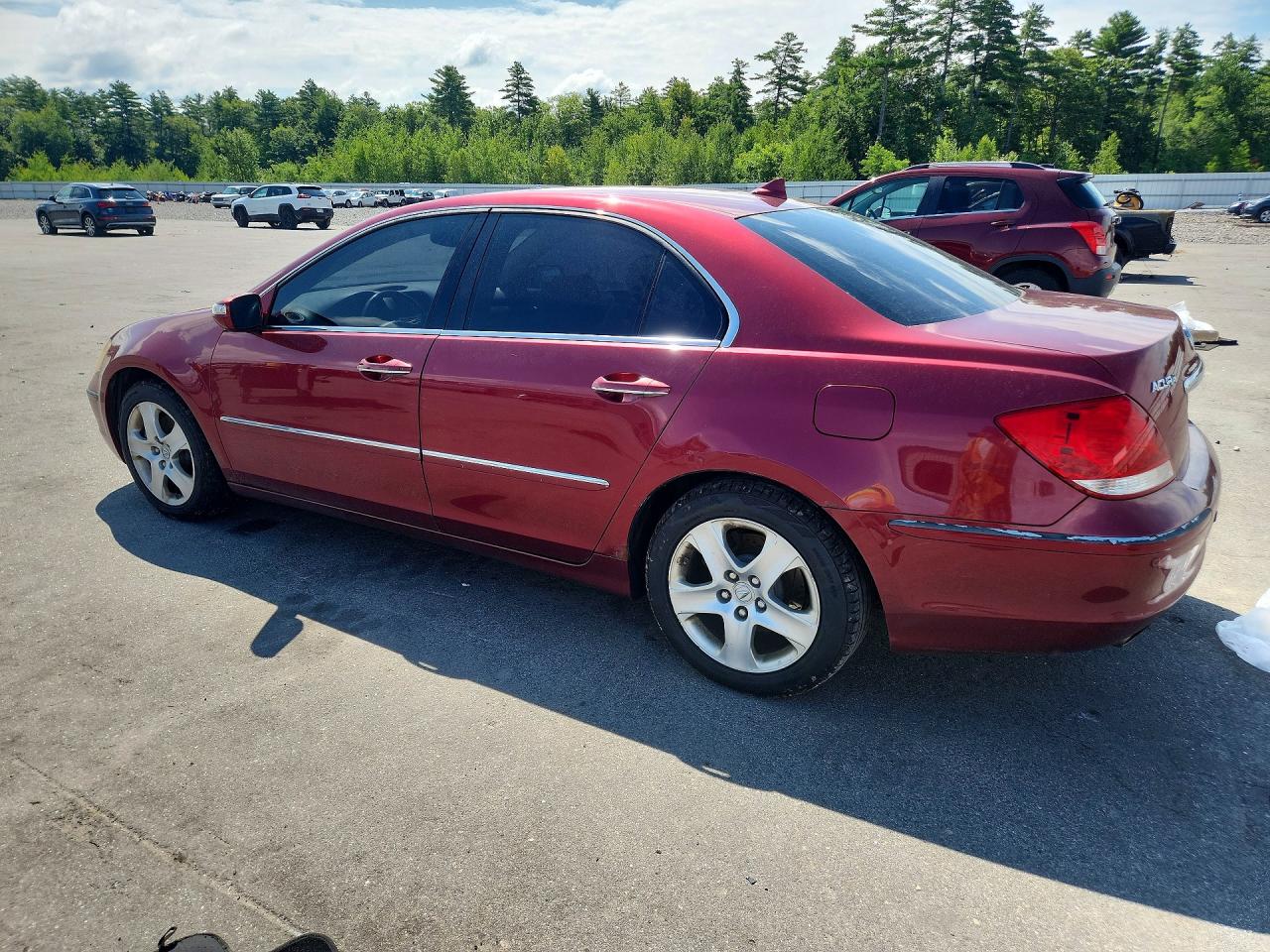 2005 Acura Rl Бордовый vin: JH4KB16585C006807