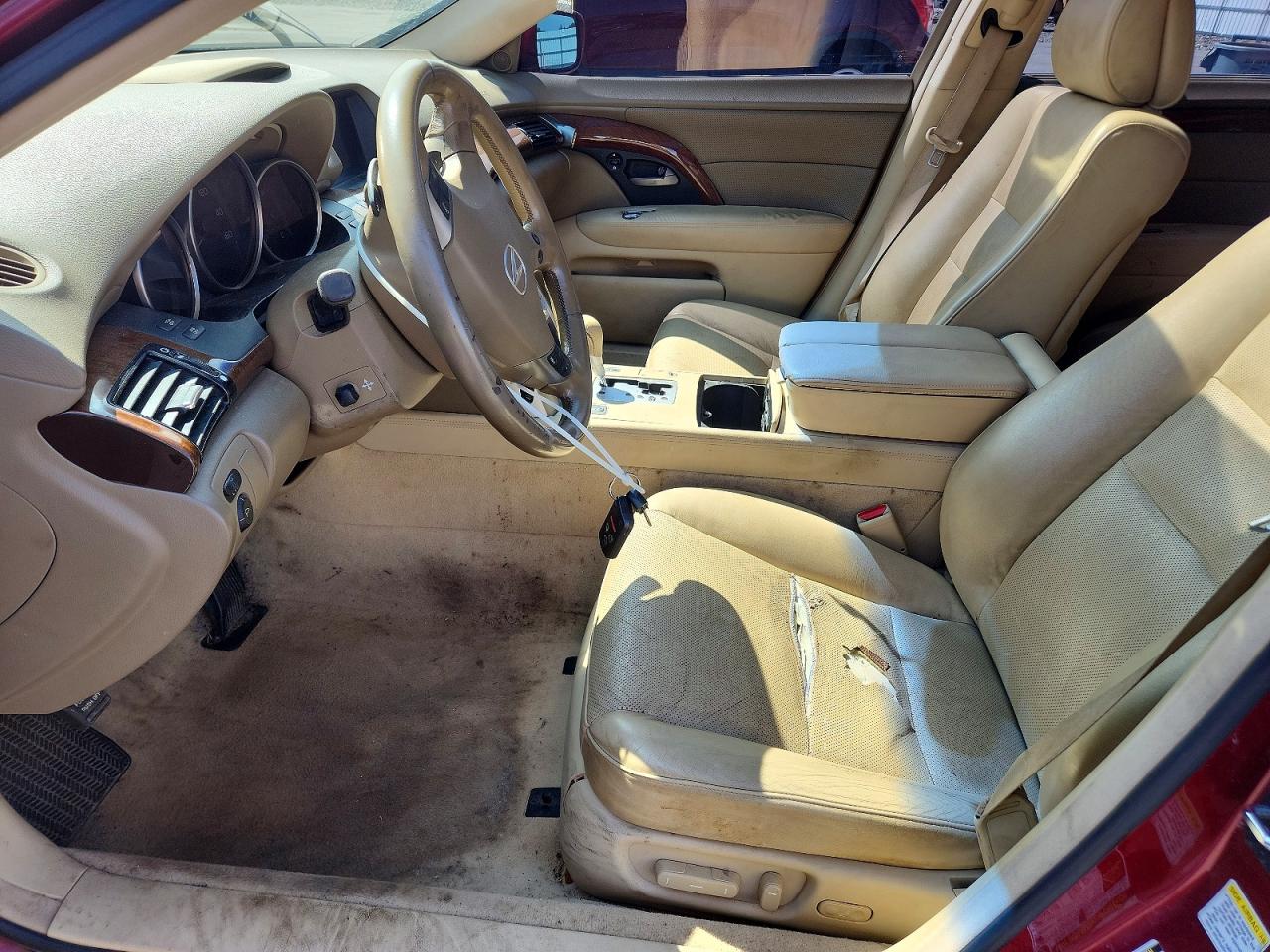 2005 Acura Rl Бордовый vin: JH4KB16585C006807