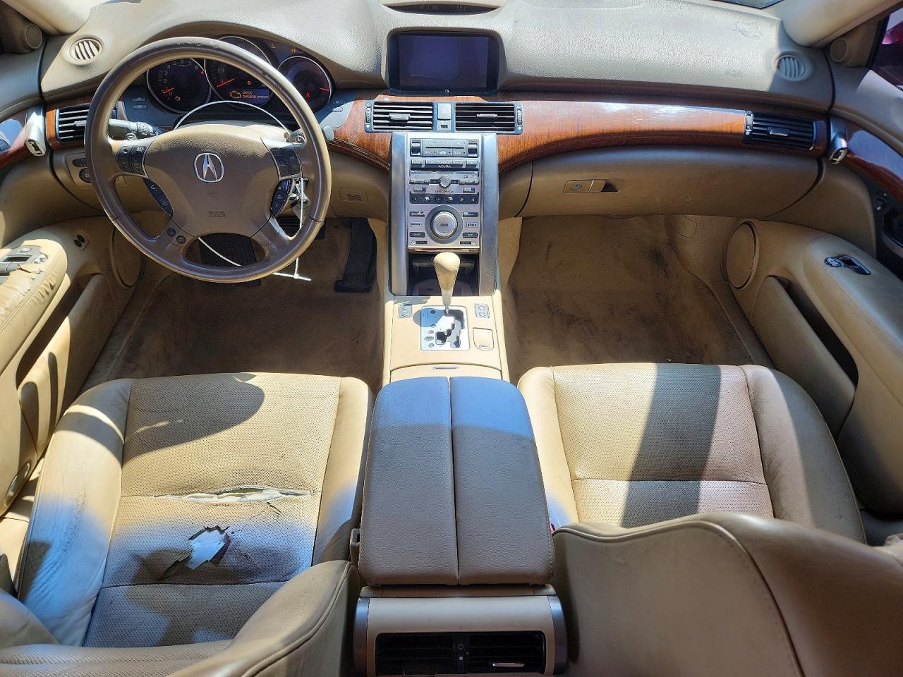 2005 Acura Rl Бордовый vin: JH4KB16585C006807