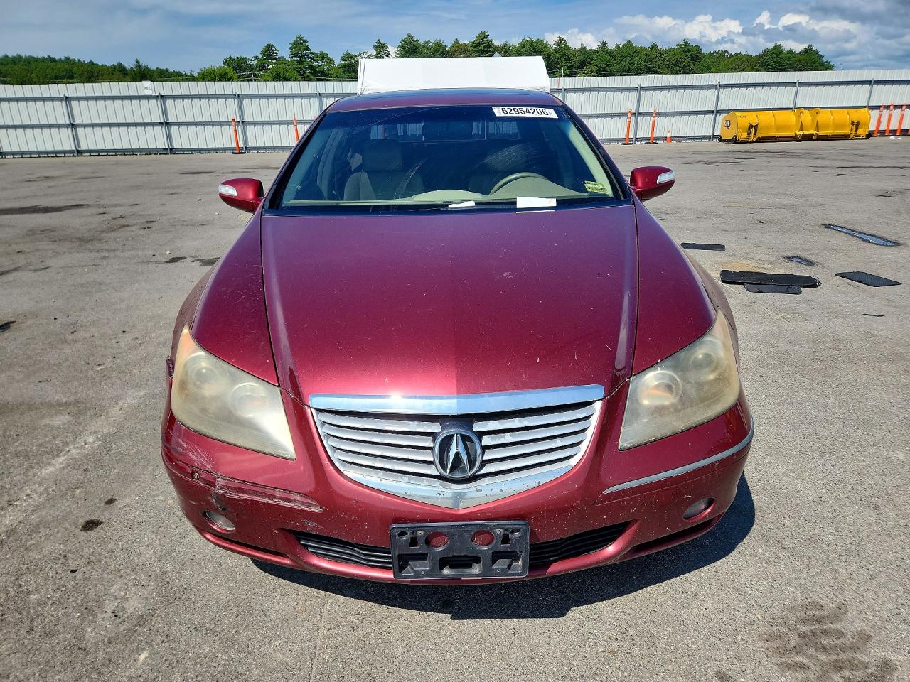 2005 Acura Rl Бордовый vin: JH4KB16585C006807