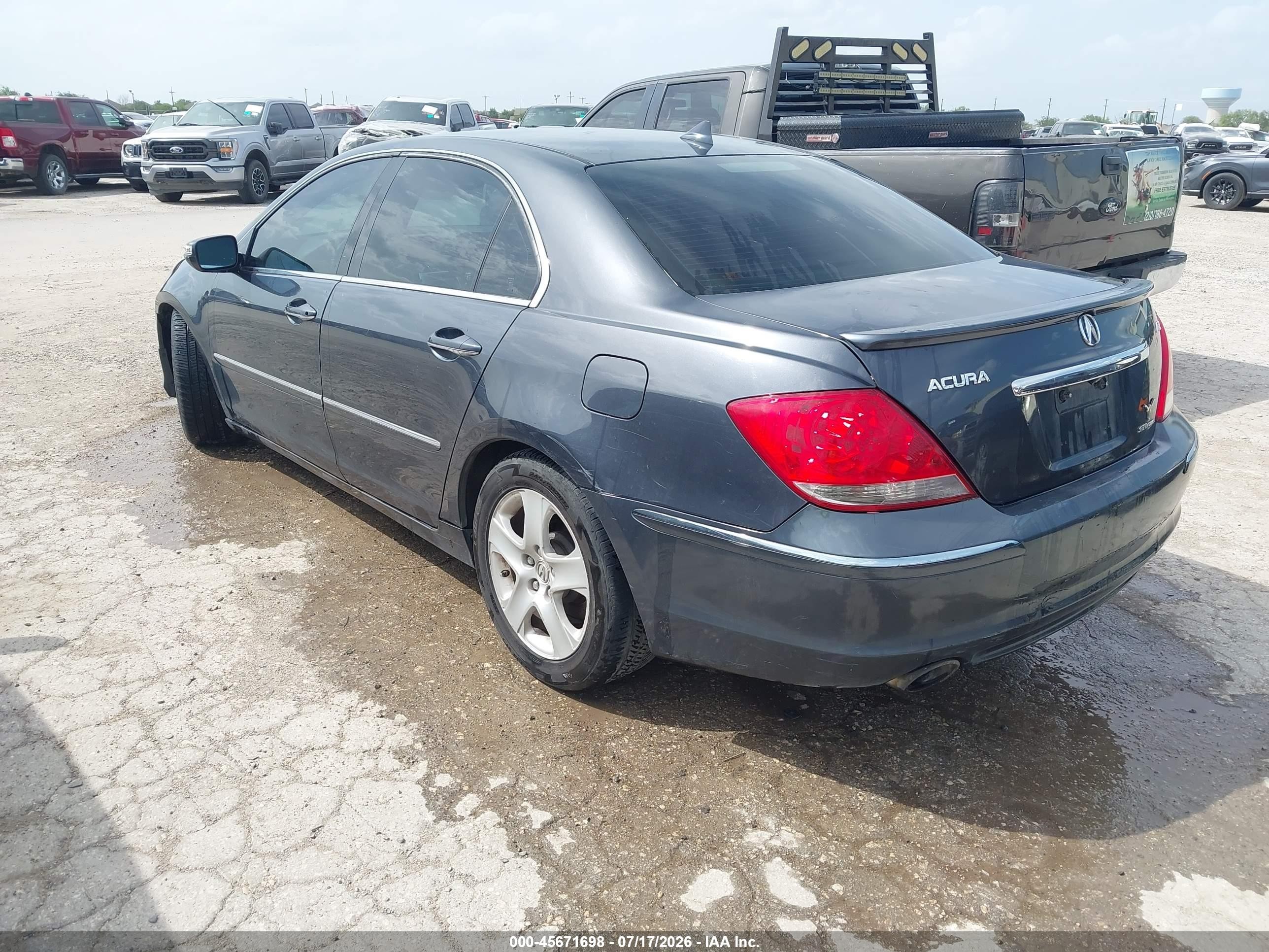 2006 Acura Rl 3.5 Gray vin: JH4KB16586C001754