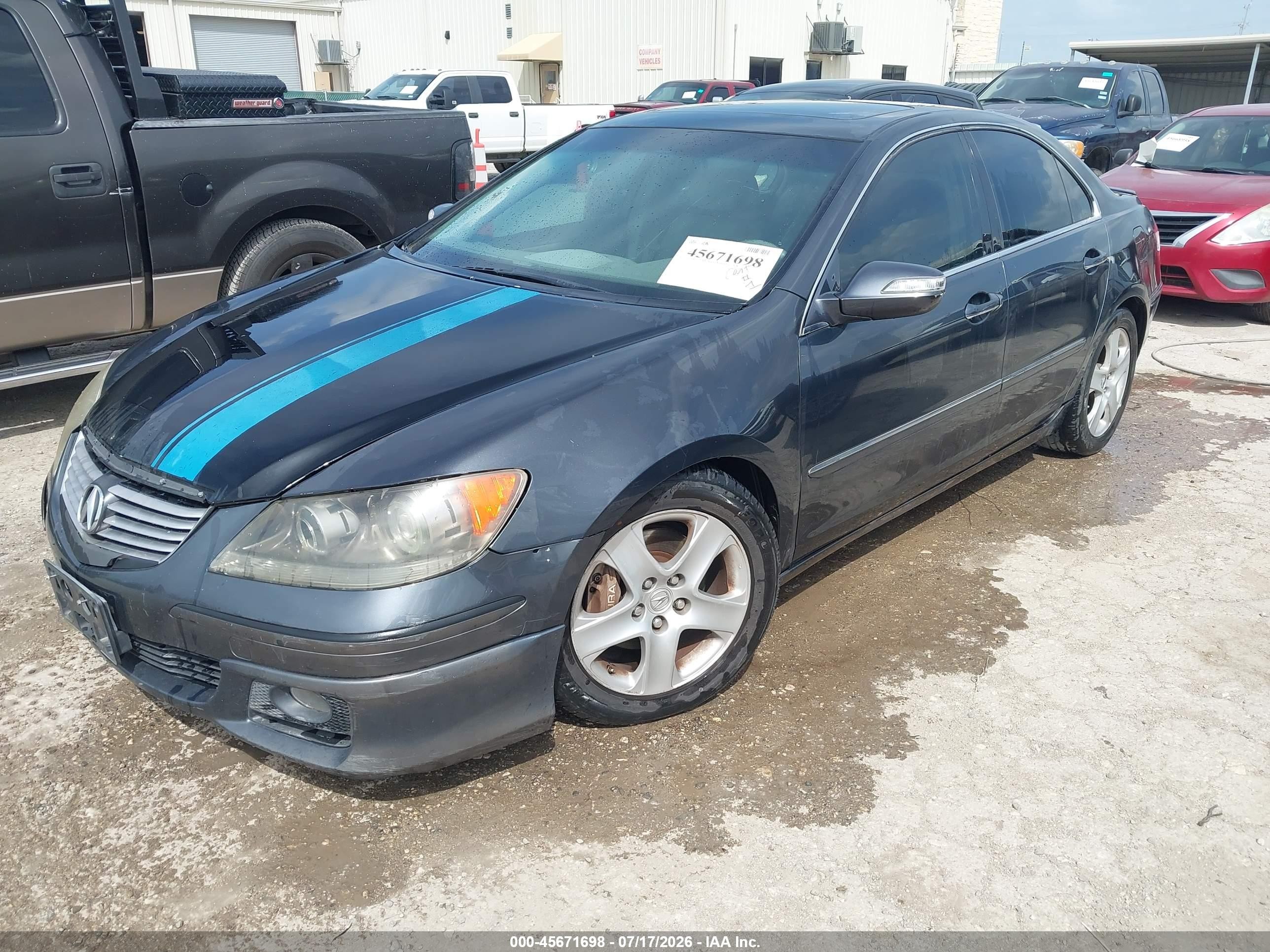 2006 Acura Rl 3.5 Gray vin: JH4KB16586C001754