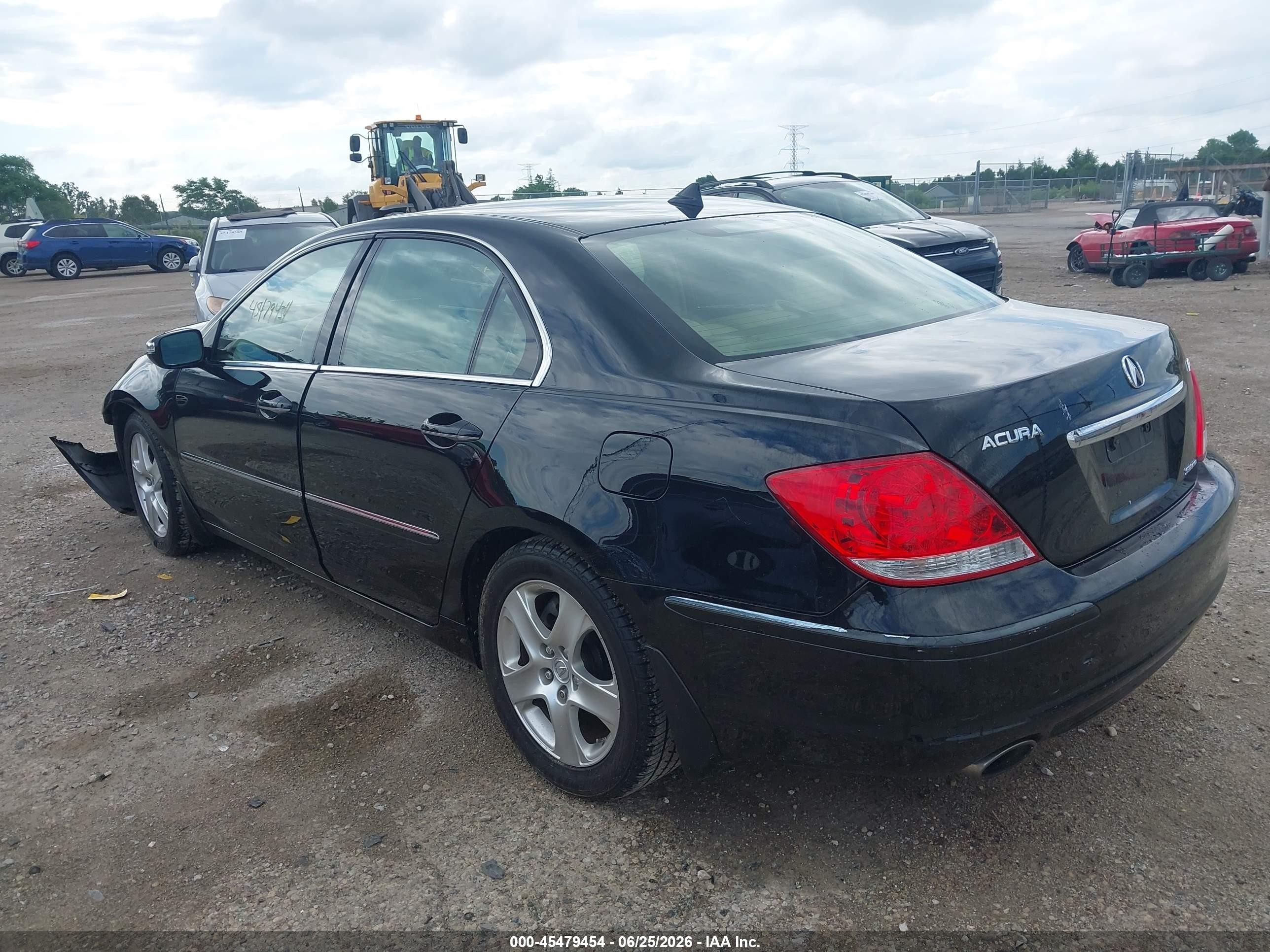 2006 Acura Rl 3.5 Black vin: JH4KB16586C011927
