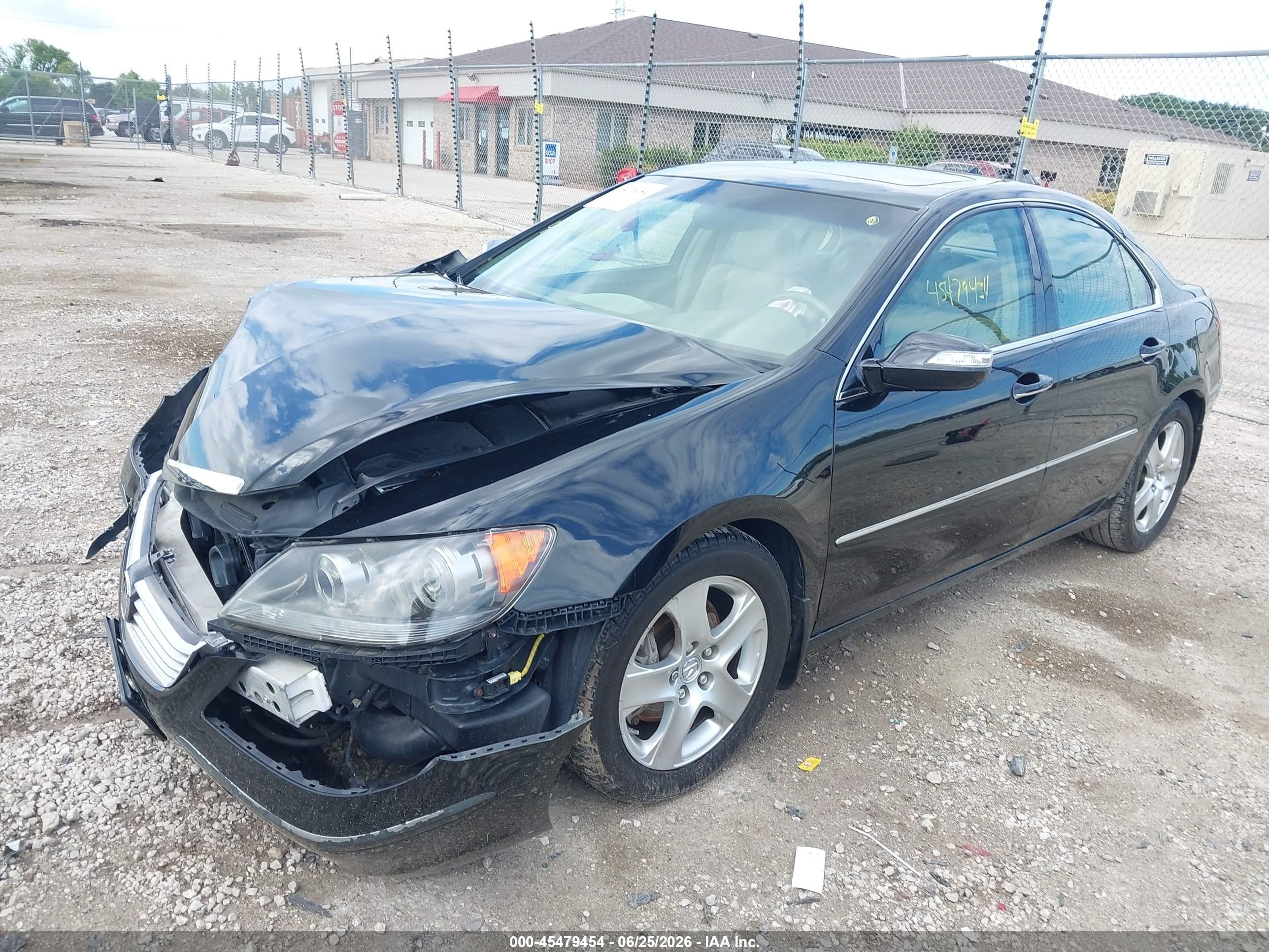 2006 Acura Rl 3.5 Black vin: JH4KB16586C011927