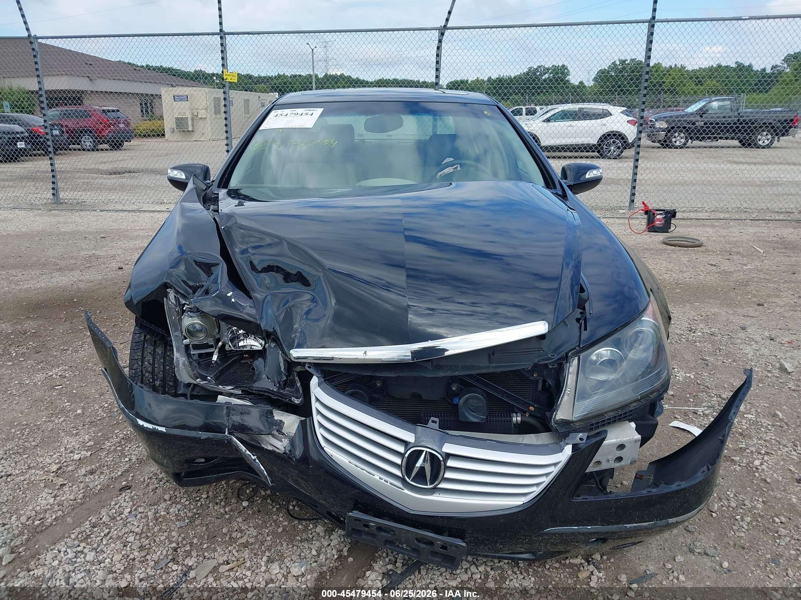 2006 Acura Rl 3.5 Black vin: JH4KB16586C011927