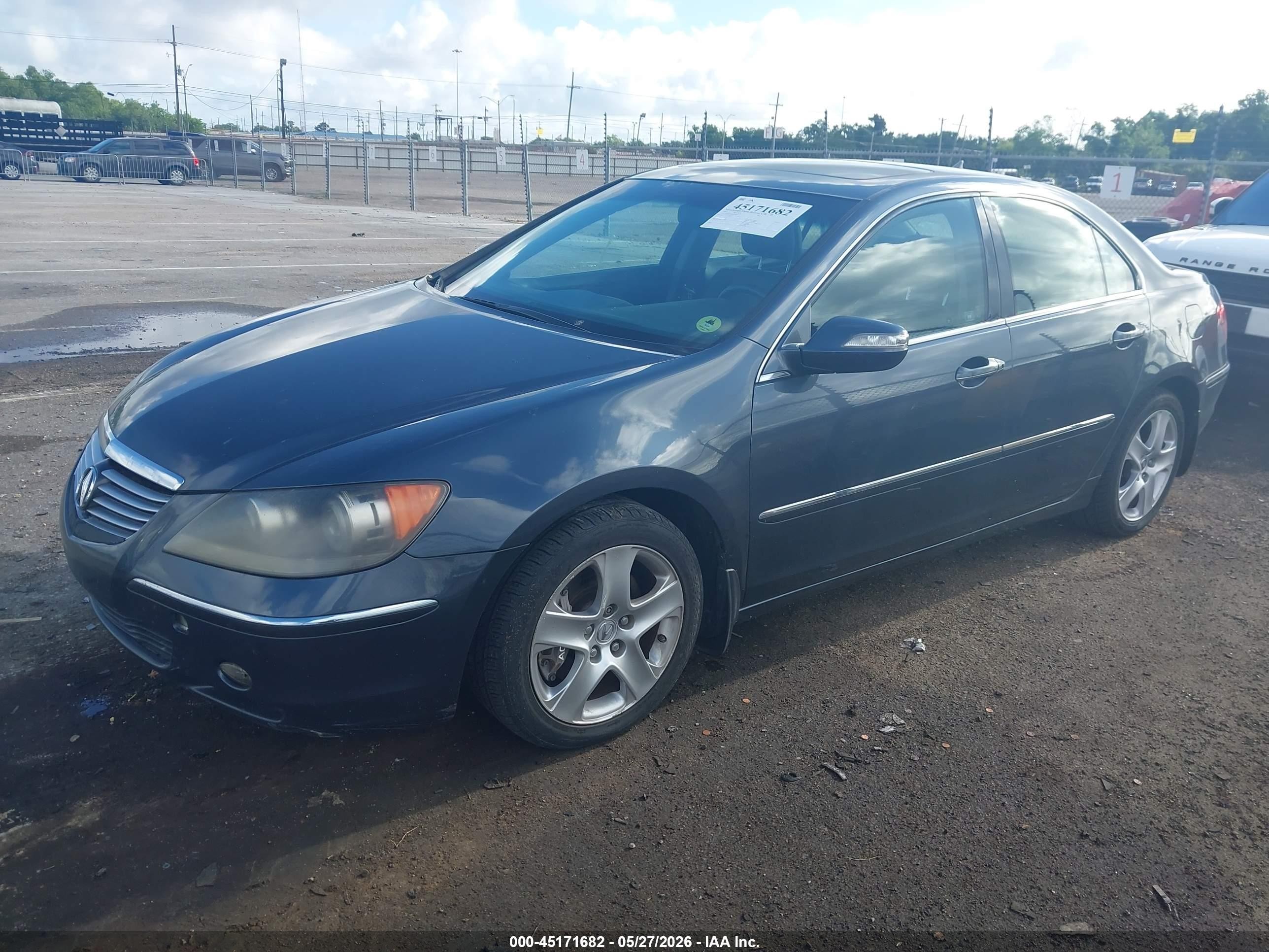 2007 Acura Rl 3.5 Серый vin: JH4KB16587C000542