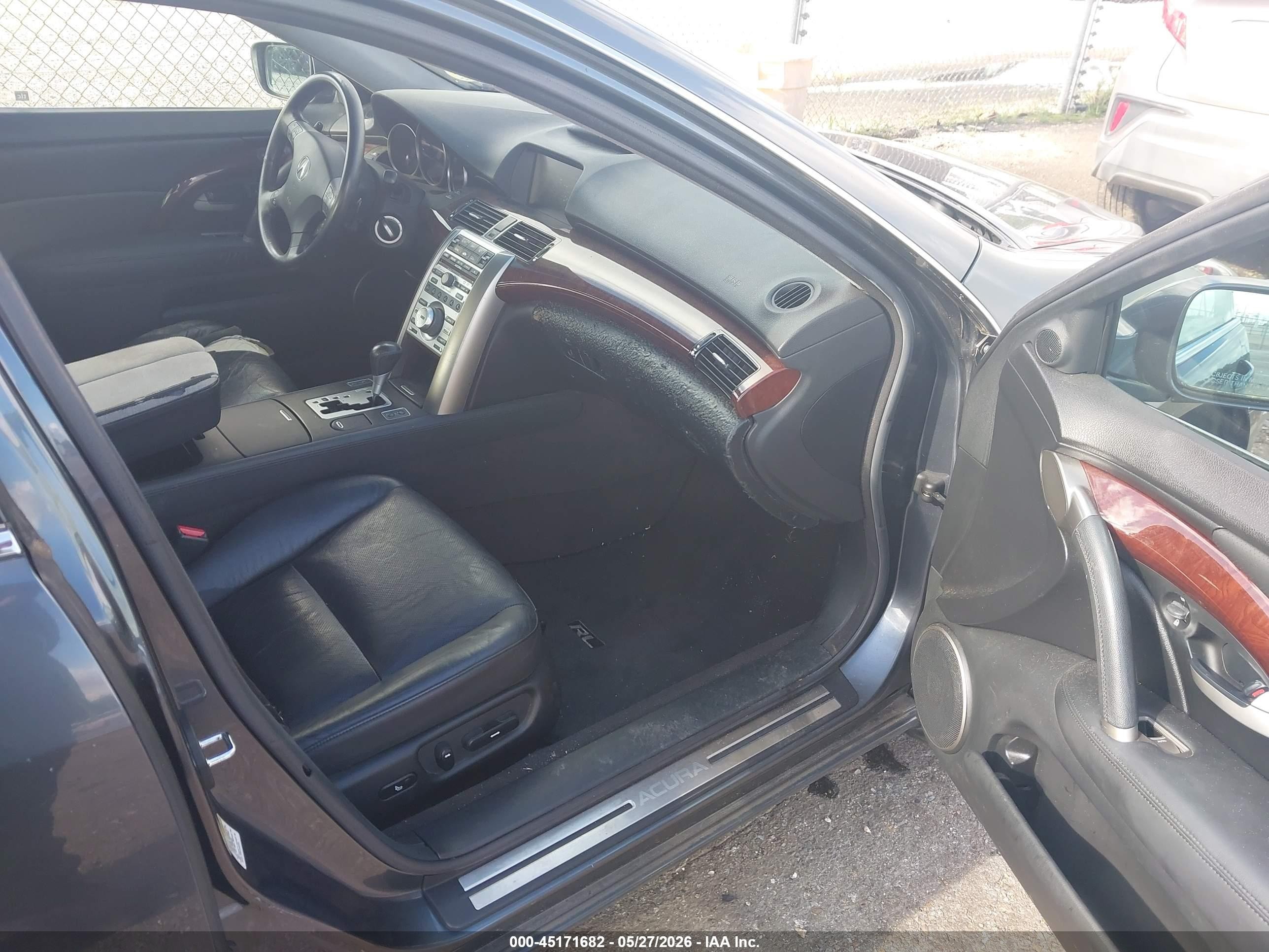 2007 Acura Rl 3.5 Серый vin: JH4KB16587C000542