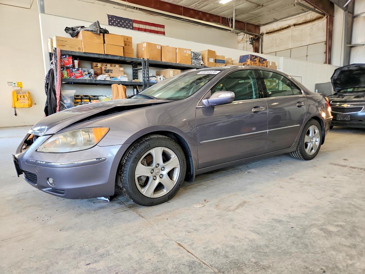 2005 Acura Rl Gray vin: JH4KB16595C005293