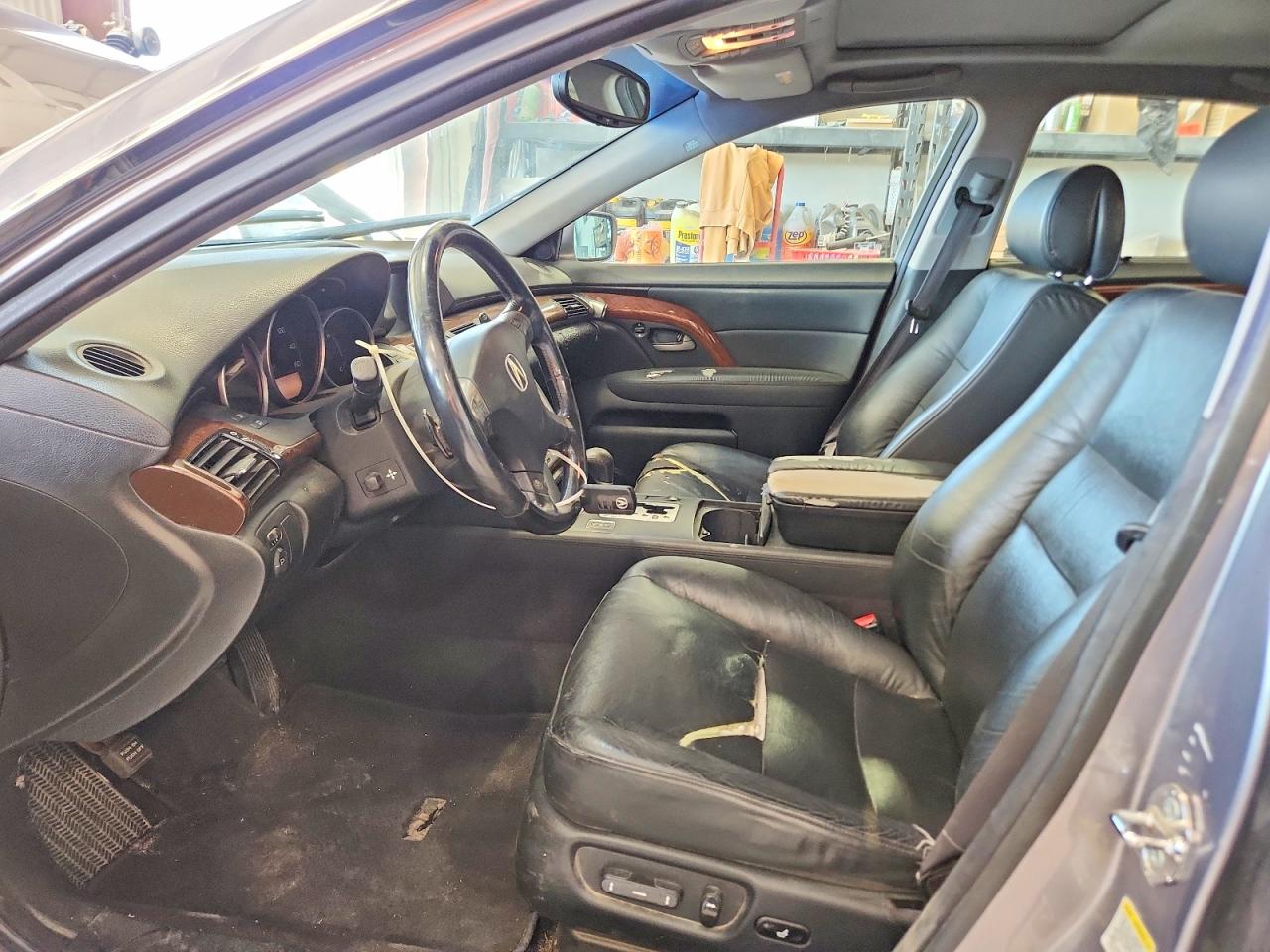 2005 Acura Rl Gray vin: JH4KB16595C005293