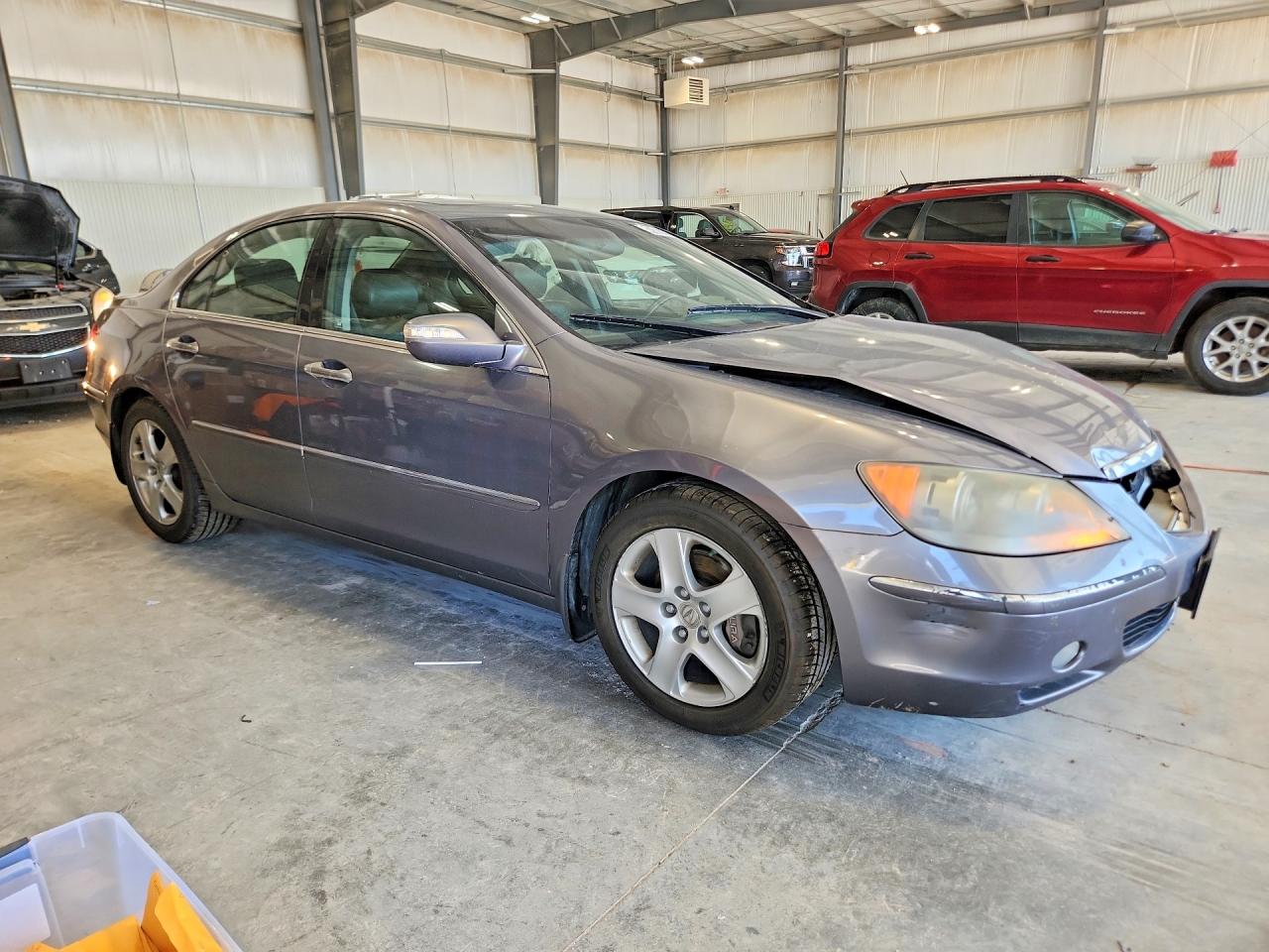 2005 Acura Rl Gray vin: JH4KB16595C005293