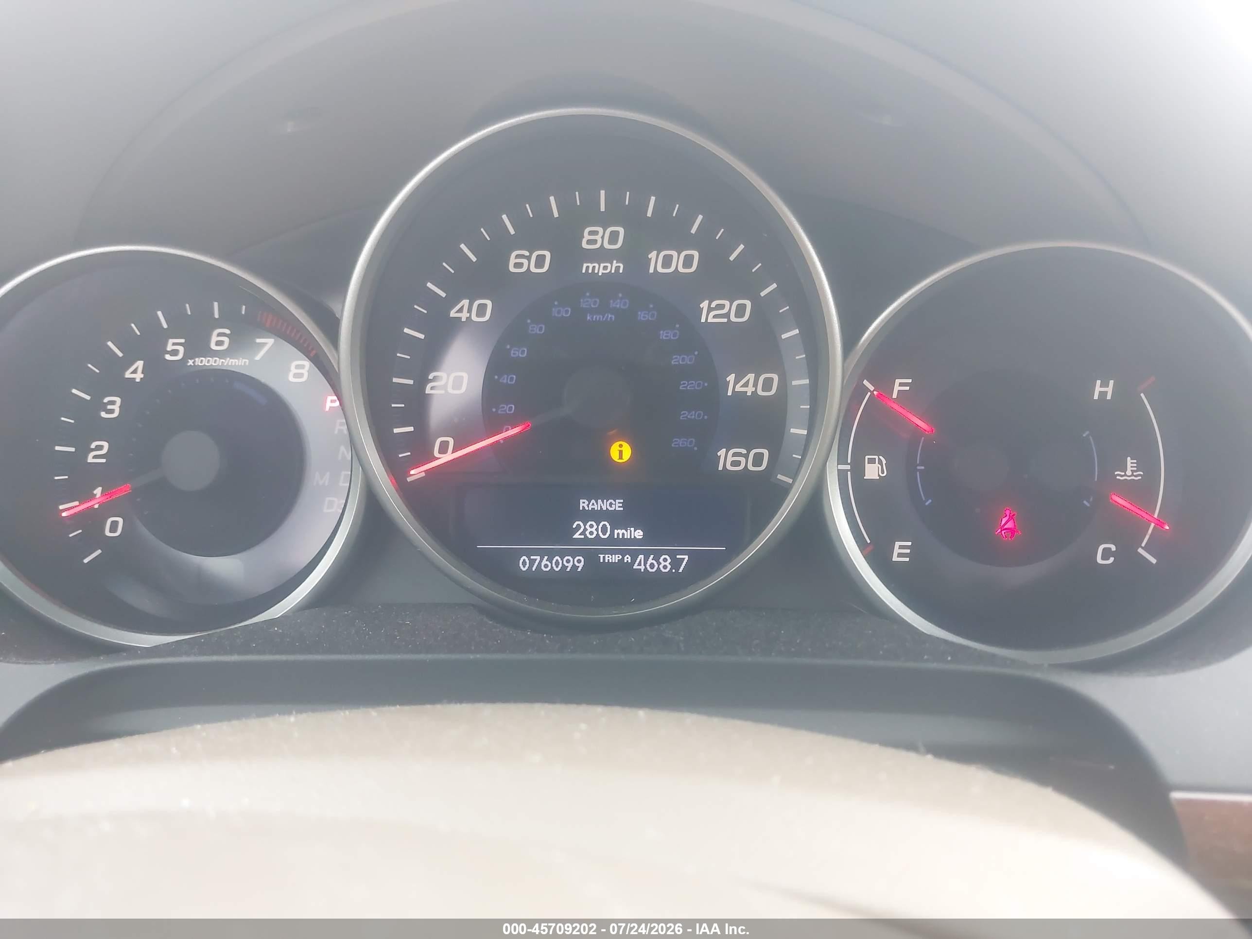 2005 Acura Rl 3.5 White vin: JH4KB16595C008954