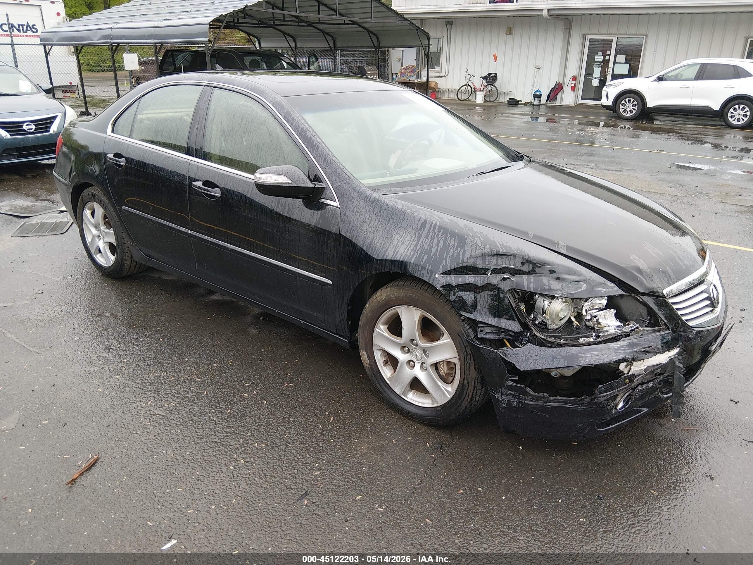2005 Acura Rl 3.5 Black vin: JH4KB16595C011045