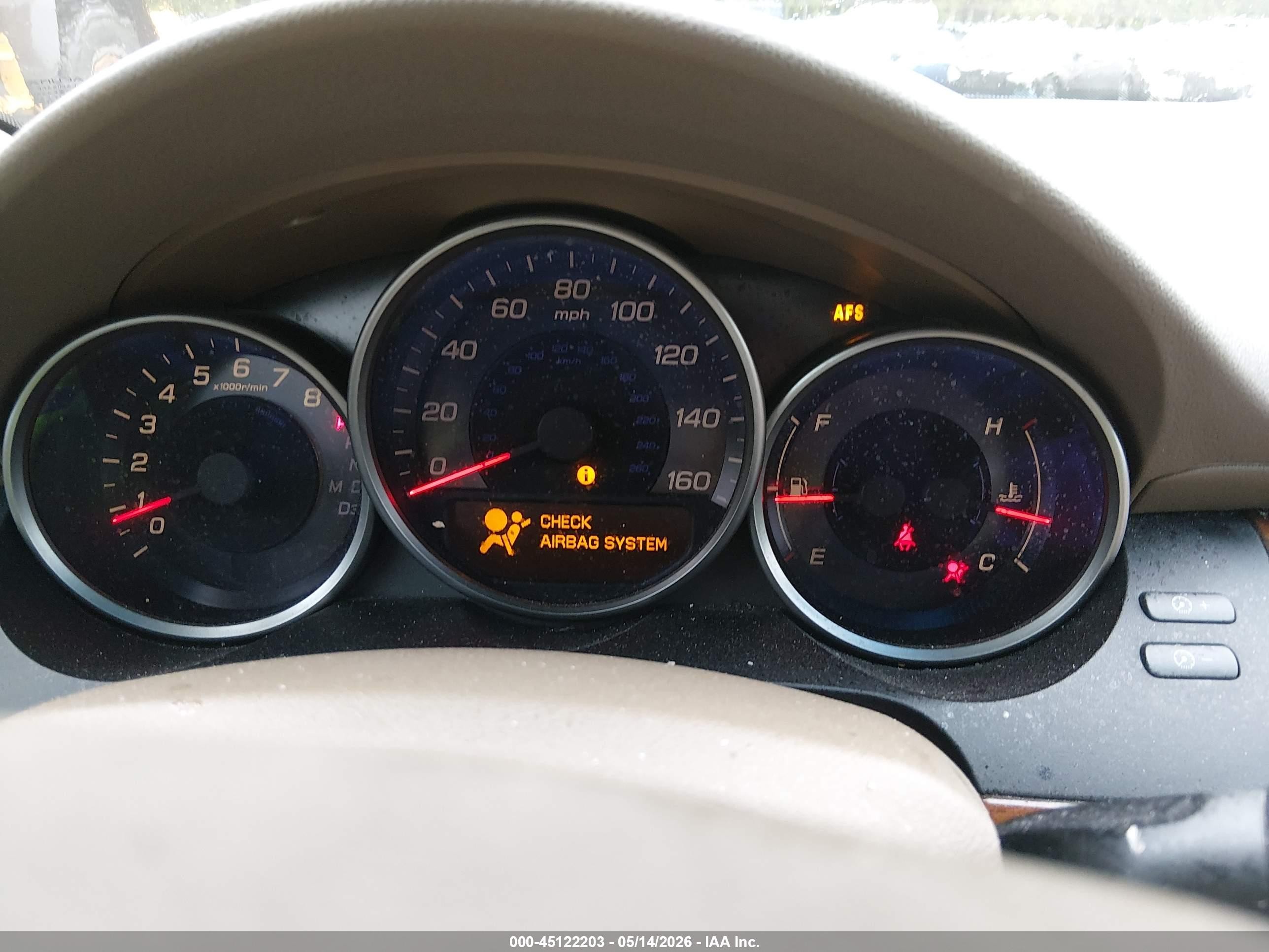 2005 Acura Rl 3.5 Black vin: JH4KB16595C011045