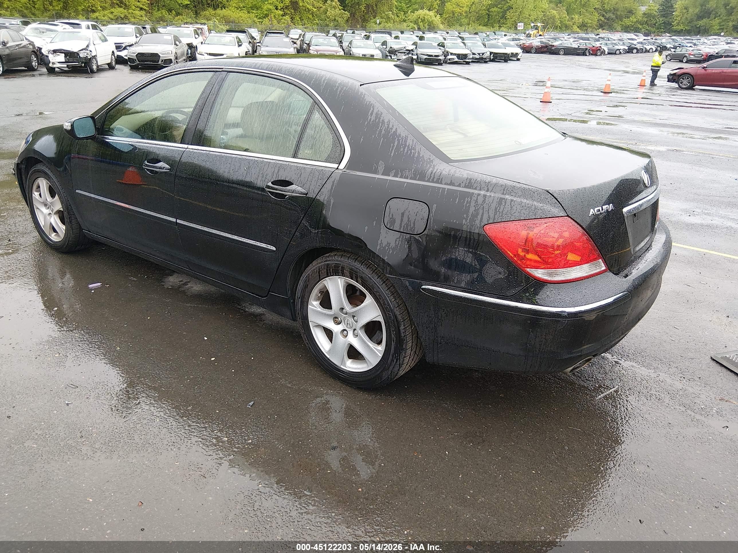 2005 Acura Rl 3.5 Black vin: JH4KB16595C011045