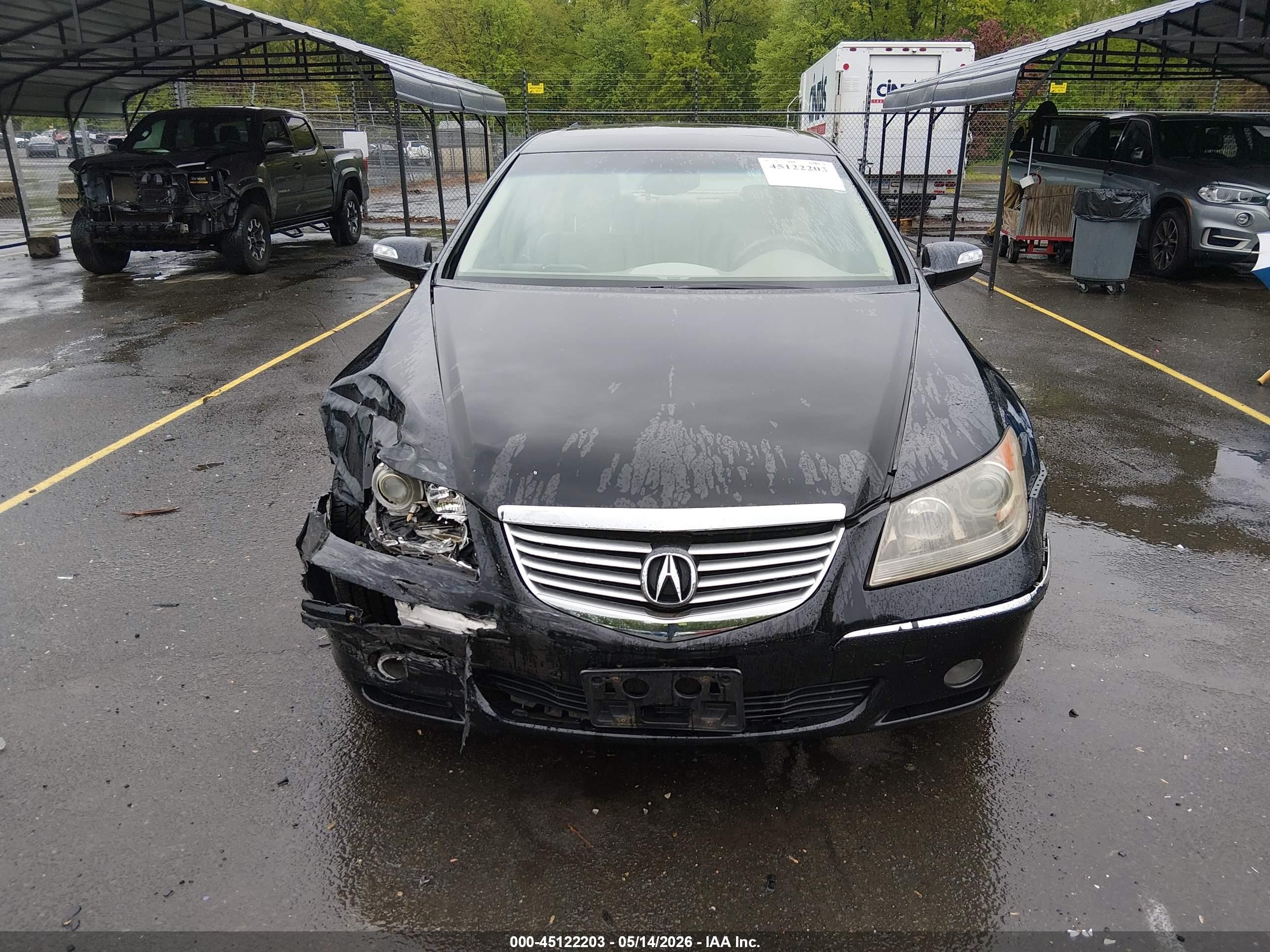 2005 Acura Rl 3.5 Black vin: JH4KB16595C011045