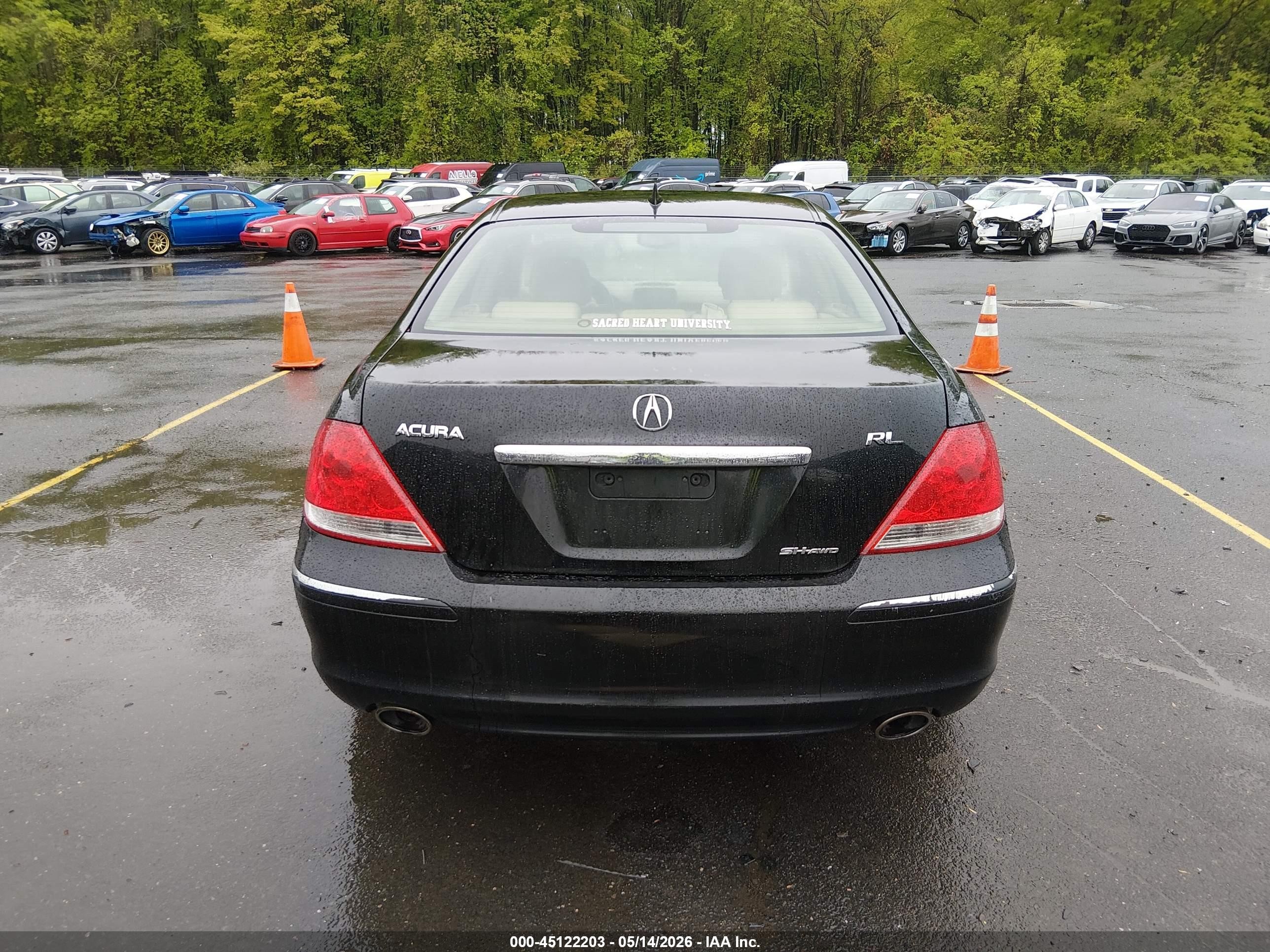 2005 Acura Rl 3.5 Black vin: JH4KB16595C011045