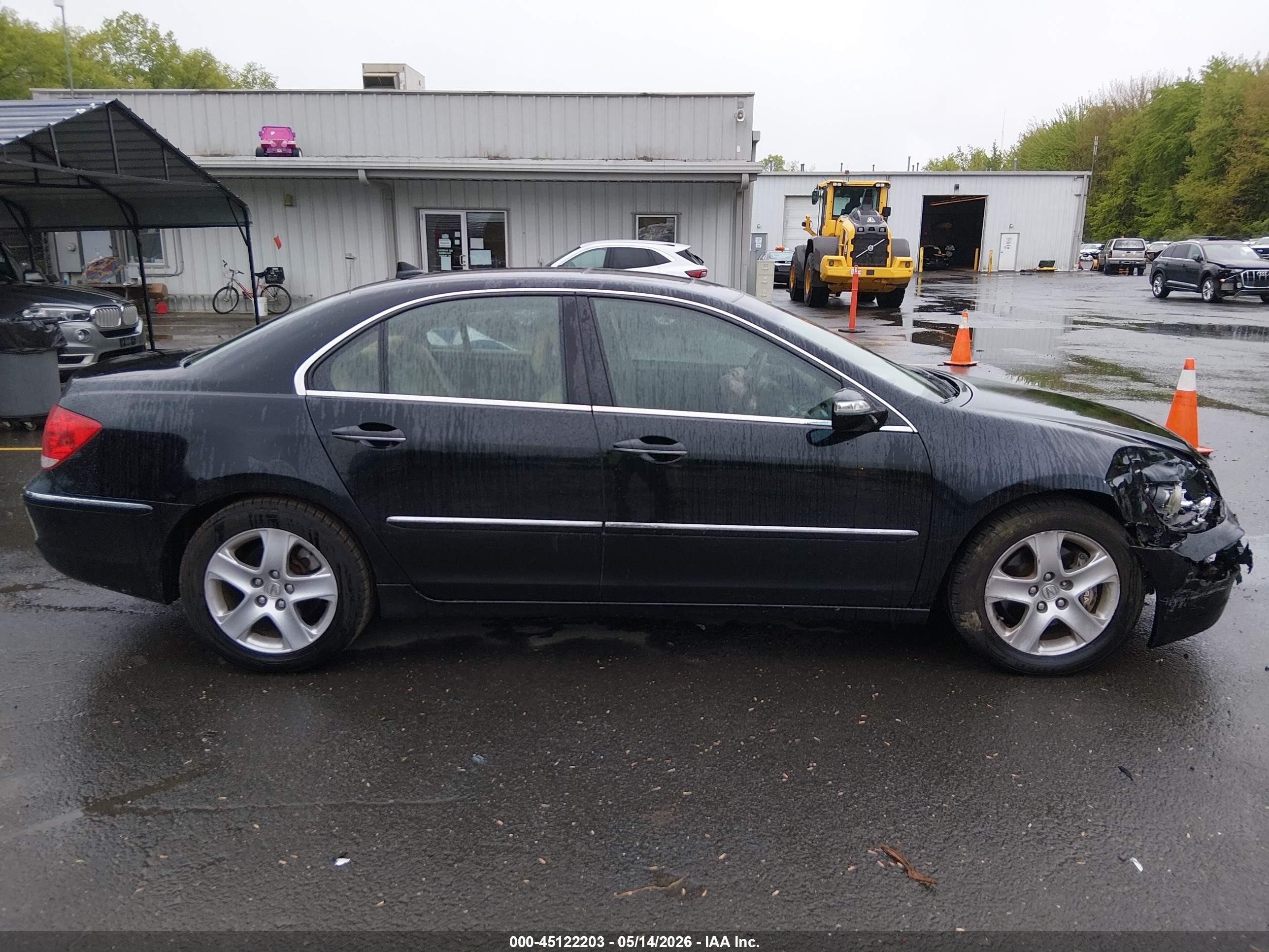 2005 Acura Rl 3.5 Black vin: JH4KB16595C011045