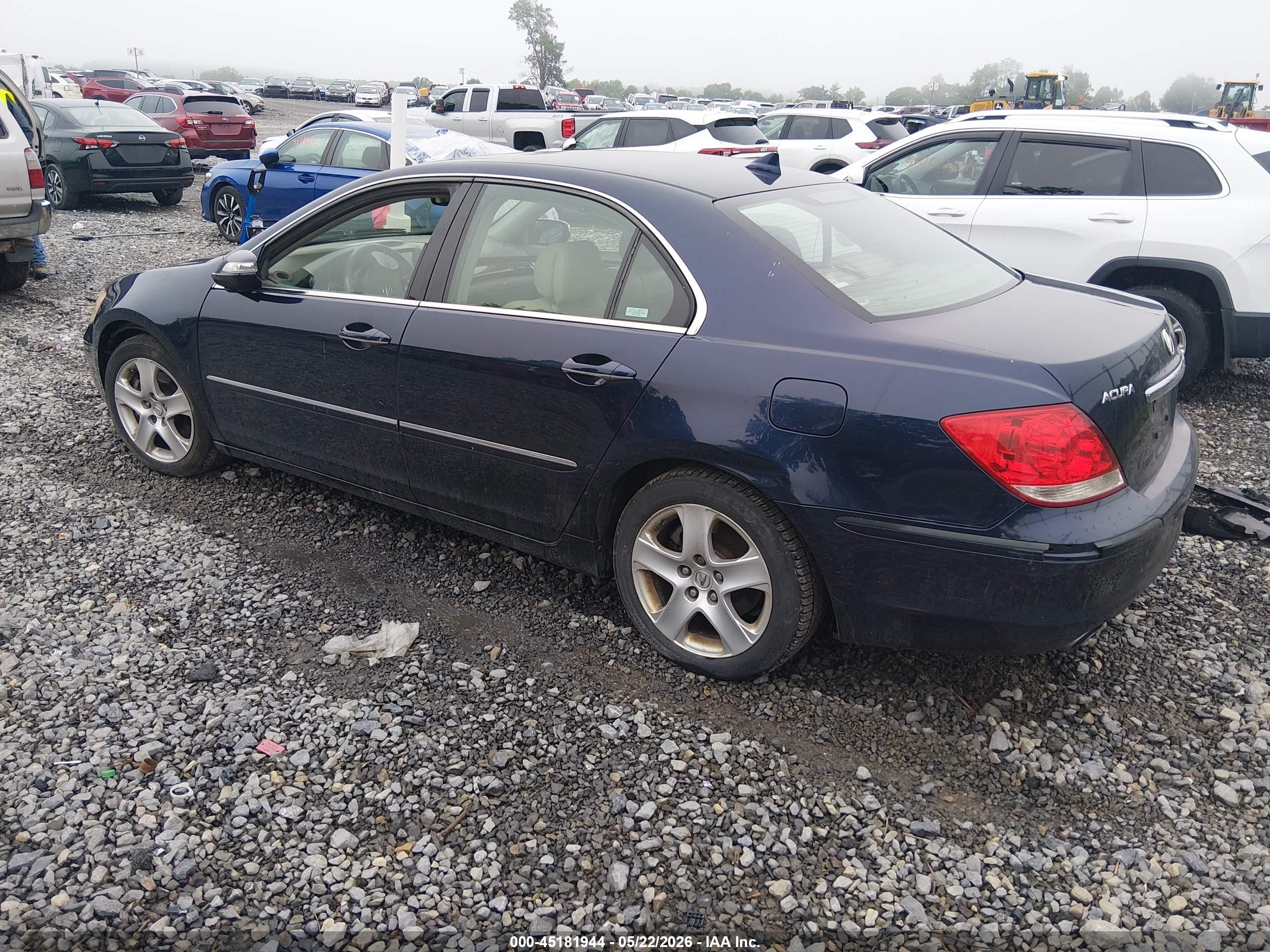 2006 Acura Rl 3.5 Blue vin: JH4KB16596C000368