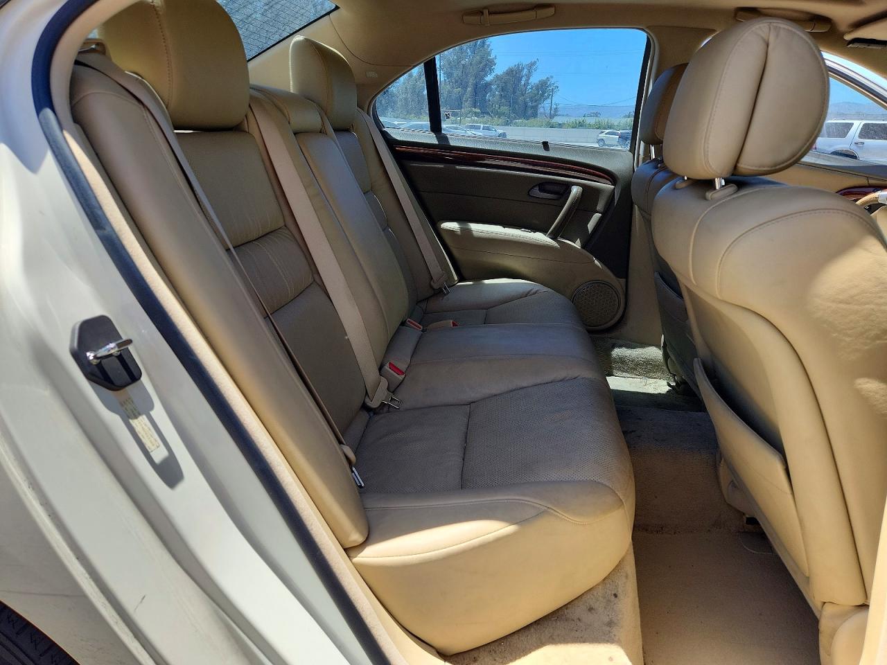 2006 Acura Rl White vin: JH4KB16596C012309