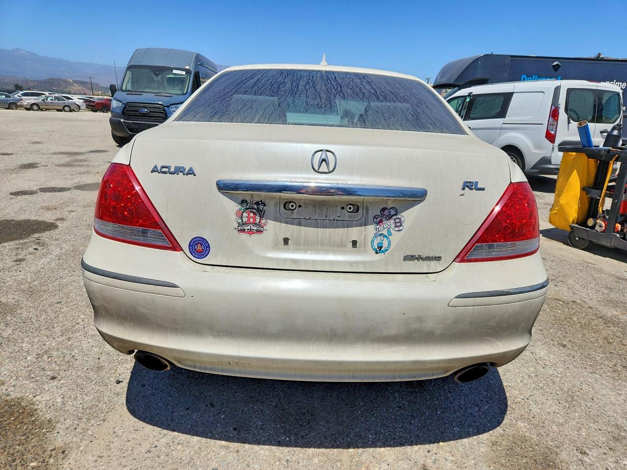 2006 Acura Rl White vin: JH4KB16596C012309
