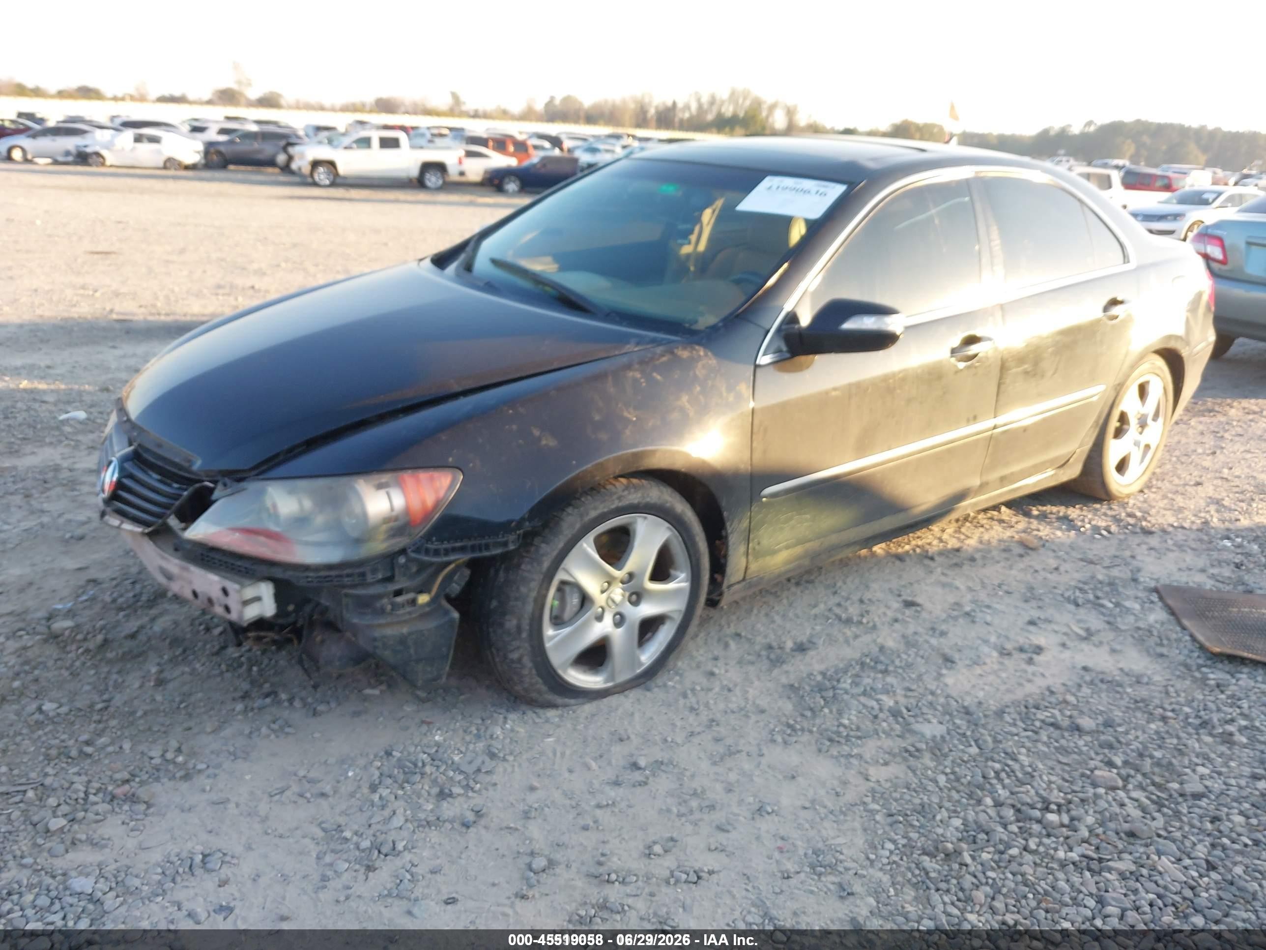 2005 Acura Rl 3.5 Black vin: JH4KB165X5C001138
