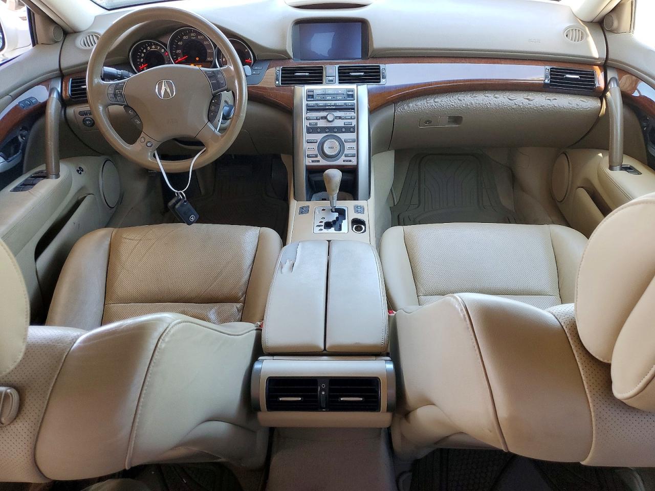 2005 Acura Rl White vin: JH4KB165X5C003665