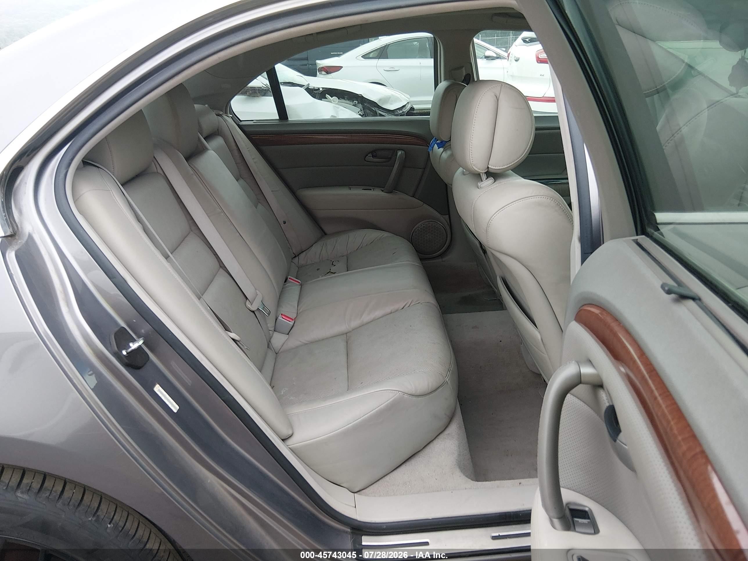 2005 Acura Rl 3.5 Gray vin: JH4KB165X5C017257