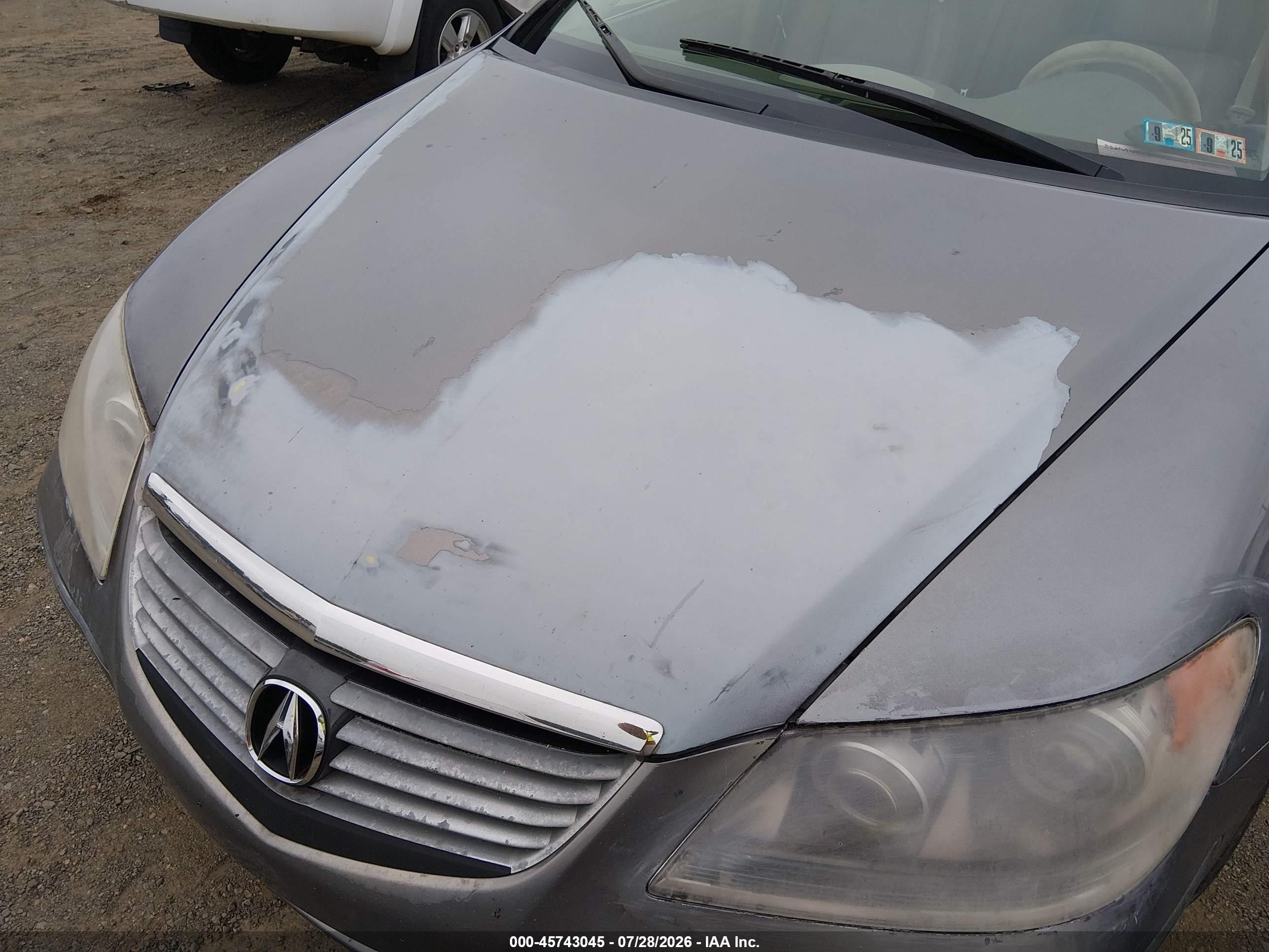 2005 Acura Rl 3.5 Gray vin: JH4KB165X5C017257