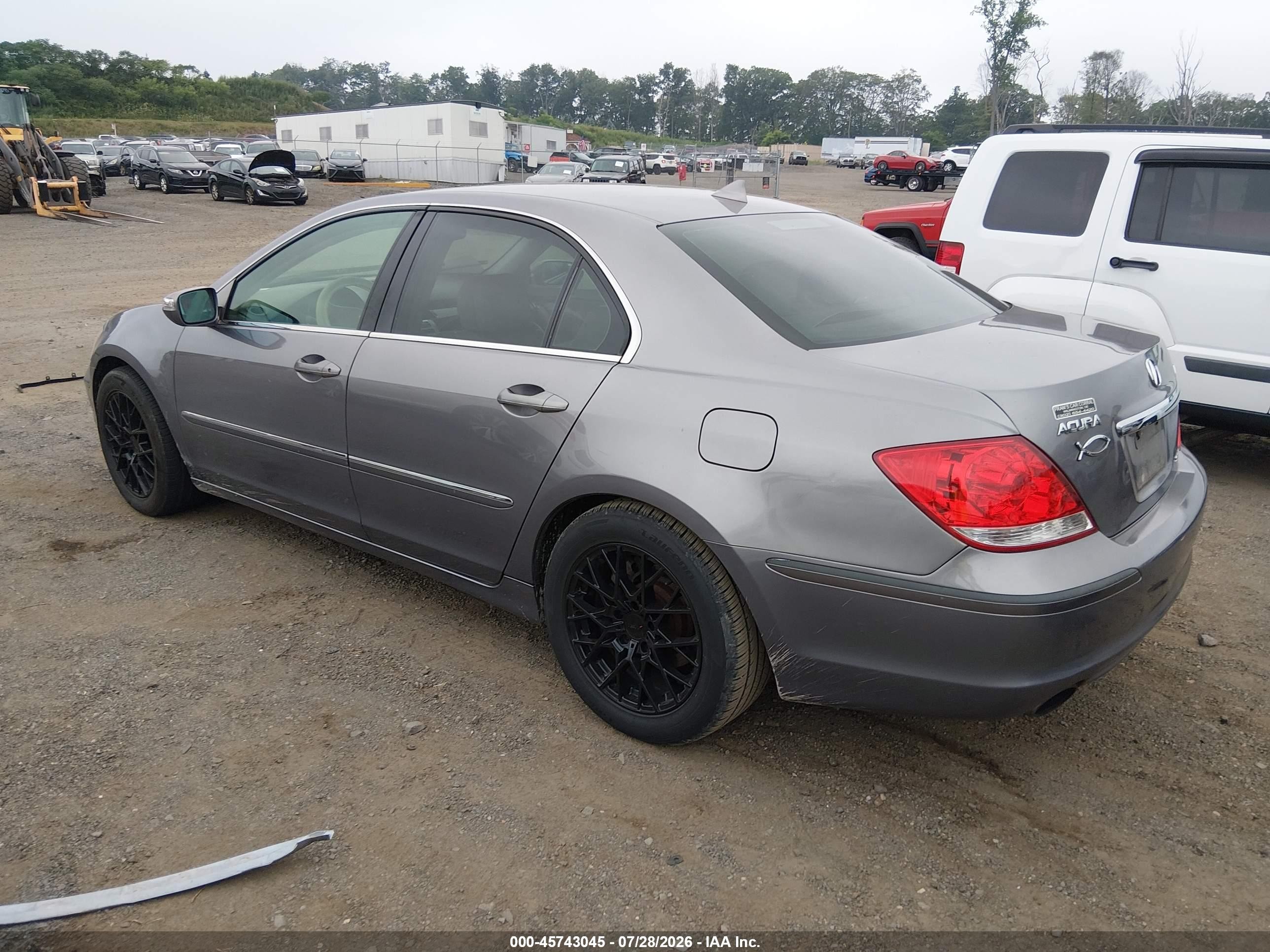 2005 Acura Rl 3.5 Gray vin: JH4KB165X5C017257