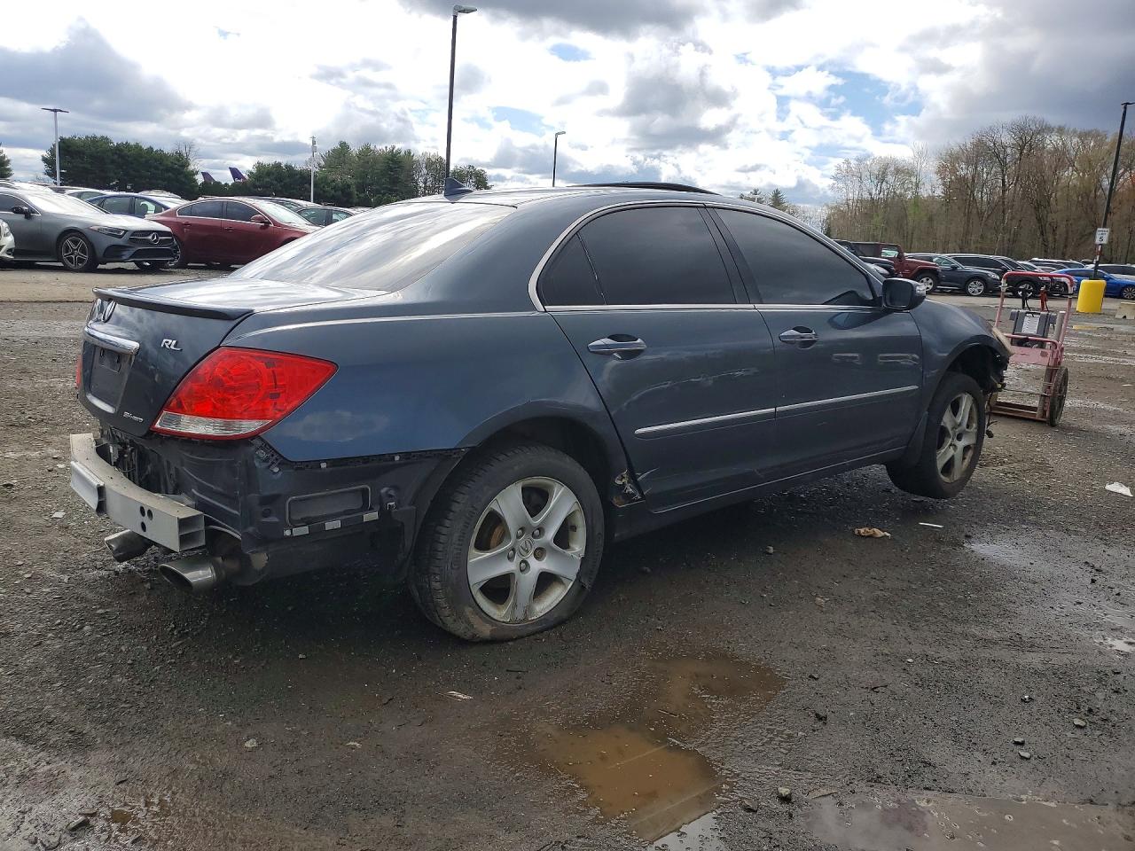 2006 Acura Rl Gray vin: JH4KB165X6C001755