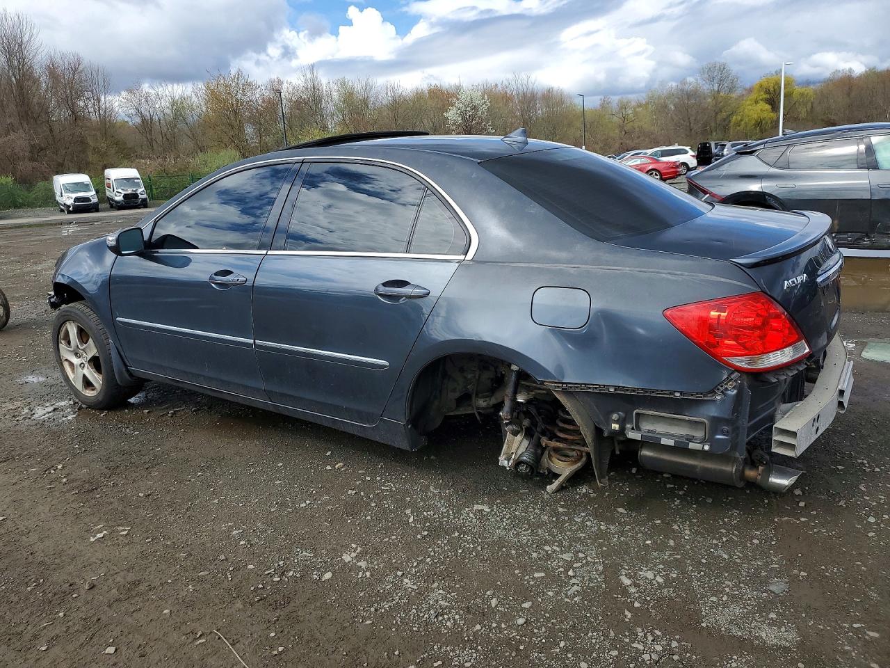 2006 Acura Rl Gray vin: JH4KB165X6C001755