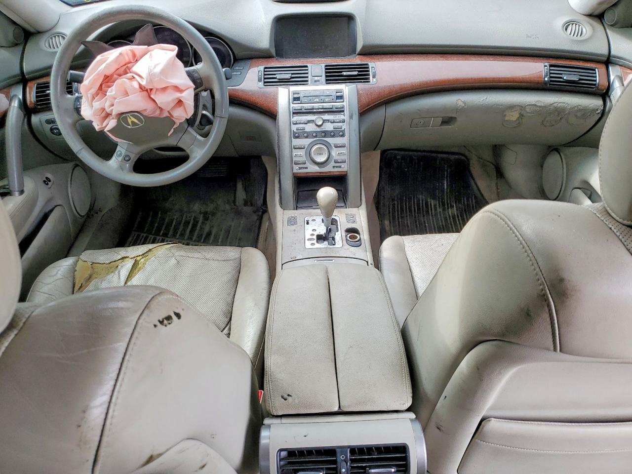 2006 Acura Rl Gray vin: JH4KB165X6C001755