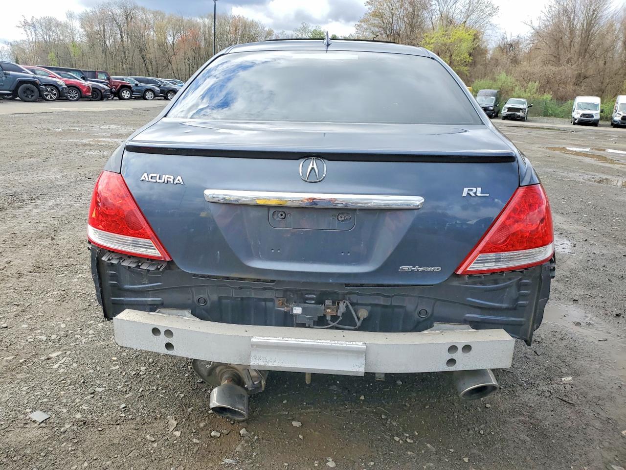 2006 Acura Rl Gray vin: JH4KB165X6C001755